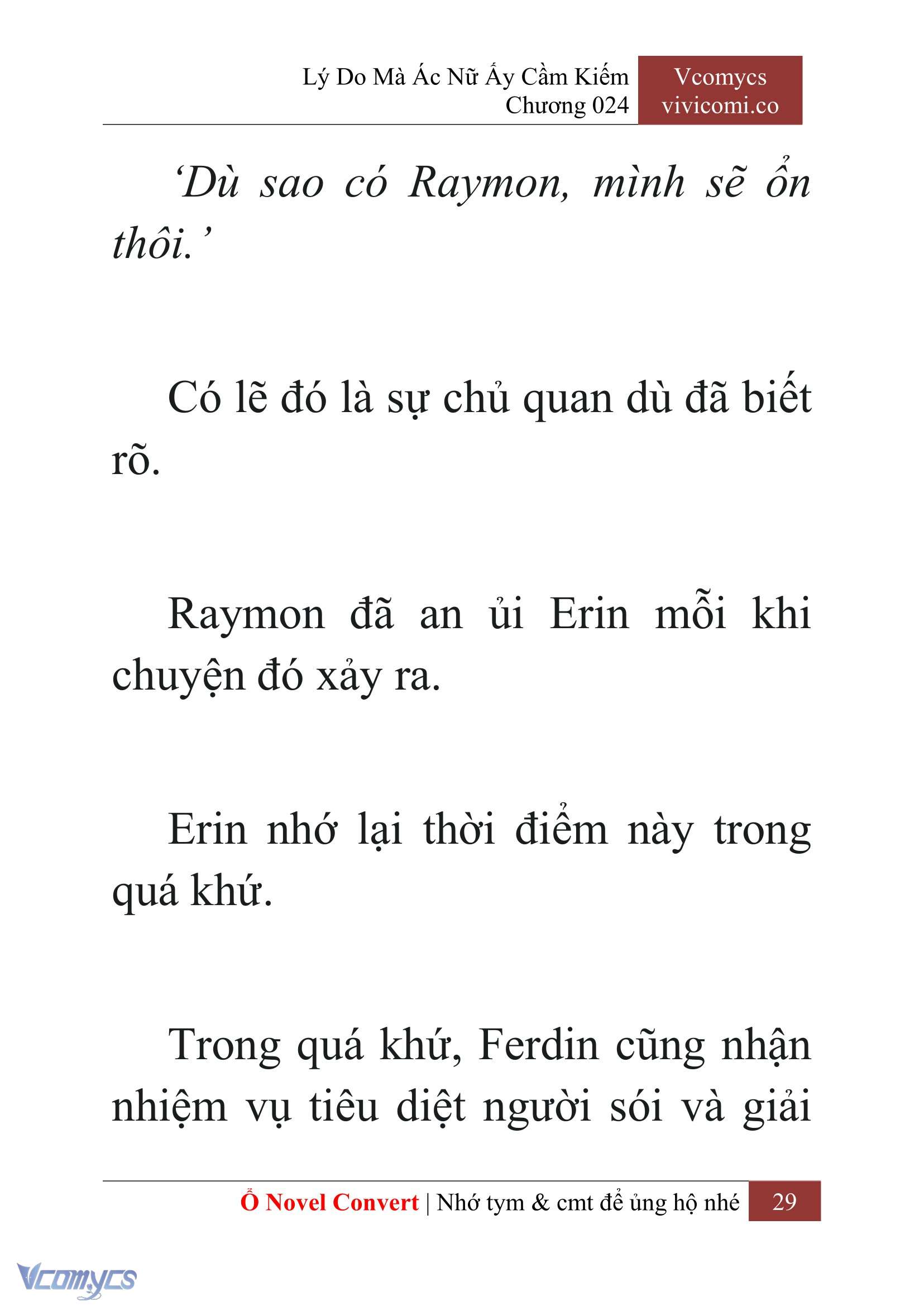 [Novel] Lý Do Mà Ác Nữ Ấy Cầm Kiếm Chap 24 - Trang 2