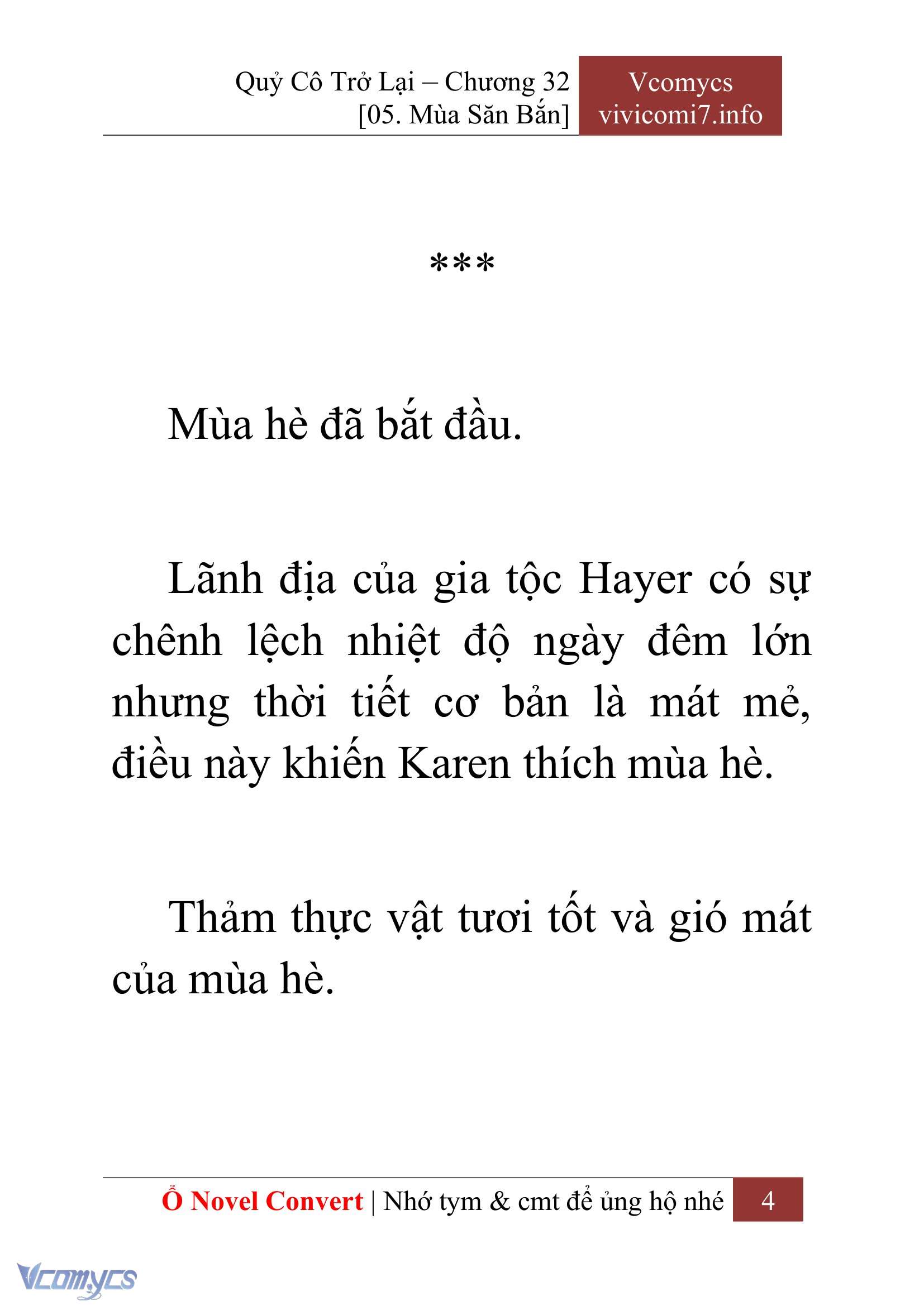 [Novel] Quý Cô Trở Lại Chap 32 - Trang 2