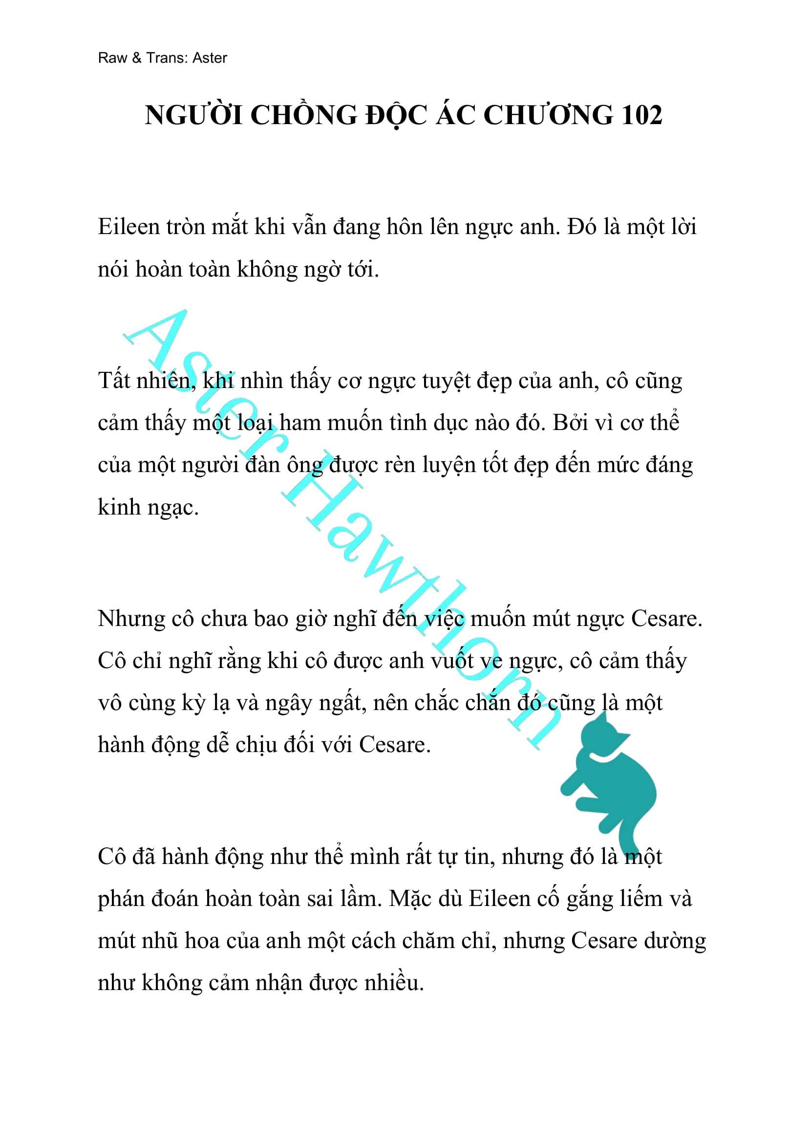 [NOVEL] Người Chồng Độc Ác Chap 102 - Next Chap 103