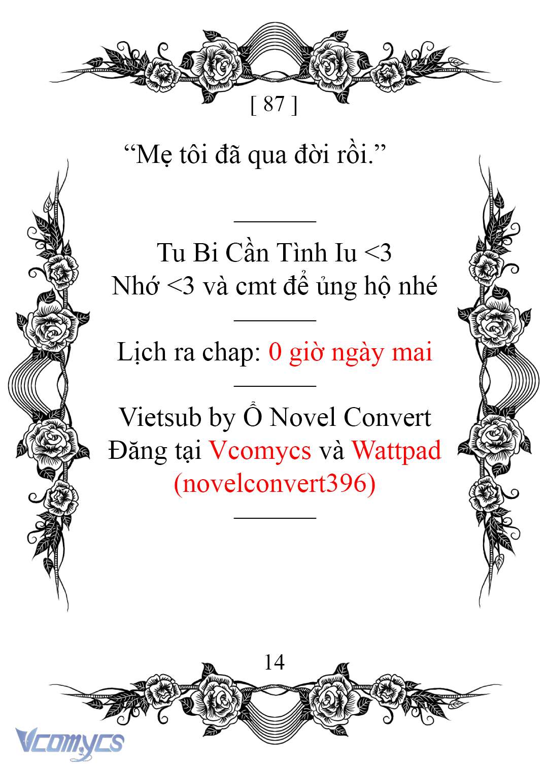 [Novel] Chào Mừng Đến Với Dinh Thự Hoa Hồng Chap 87 - Trang 2