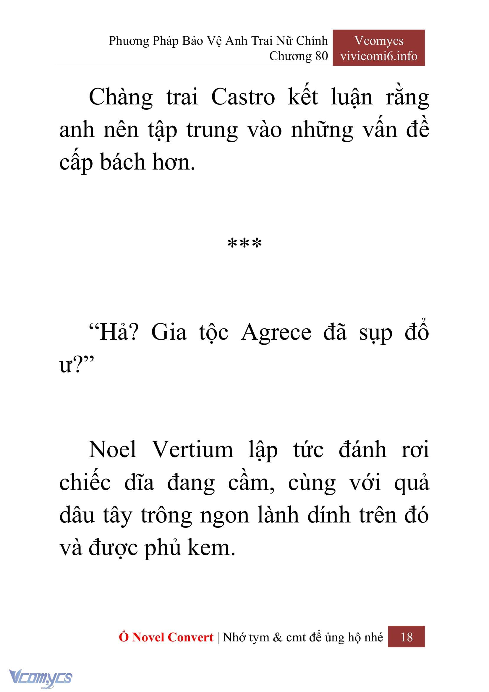 [Novel] Phương Pháp Bảo Vệ Anh Trai Nữ Chính Chap 80 - Trang 2