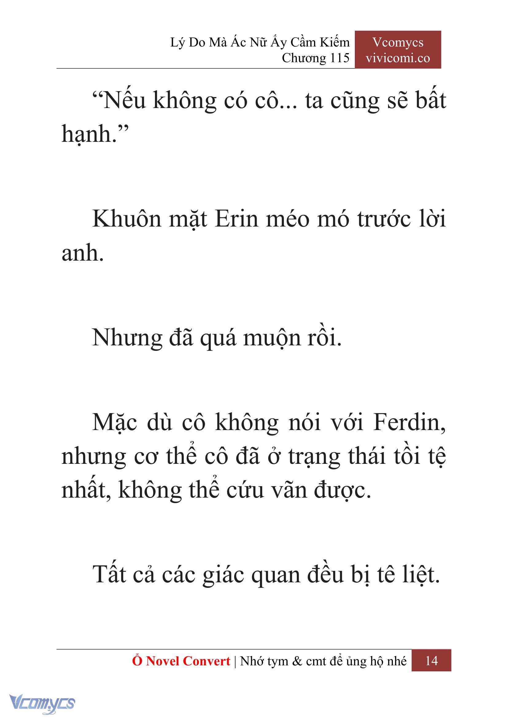 [Novel] Lý Do Mà Ác Nữ Ấy Cầm Kiếm Chap 115 - Next 