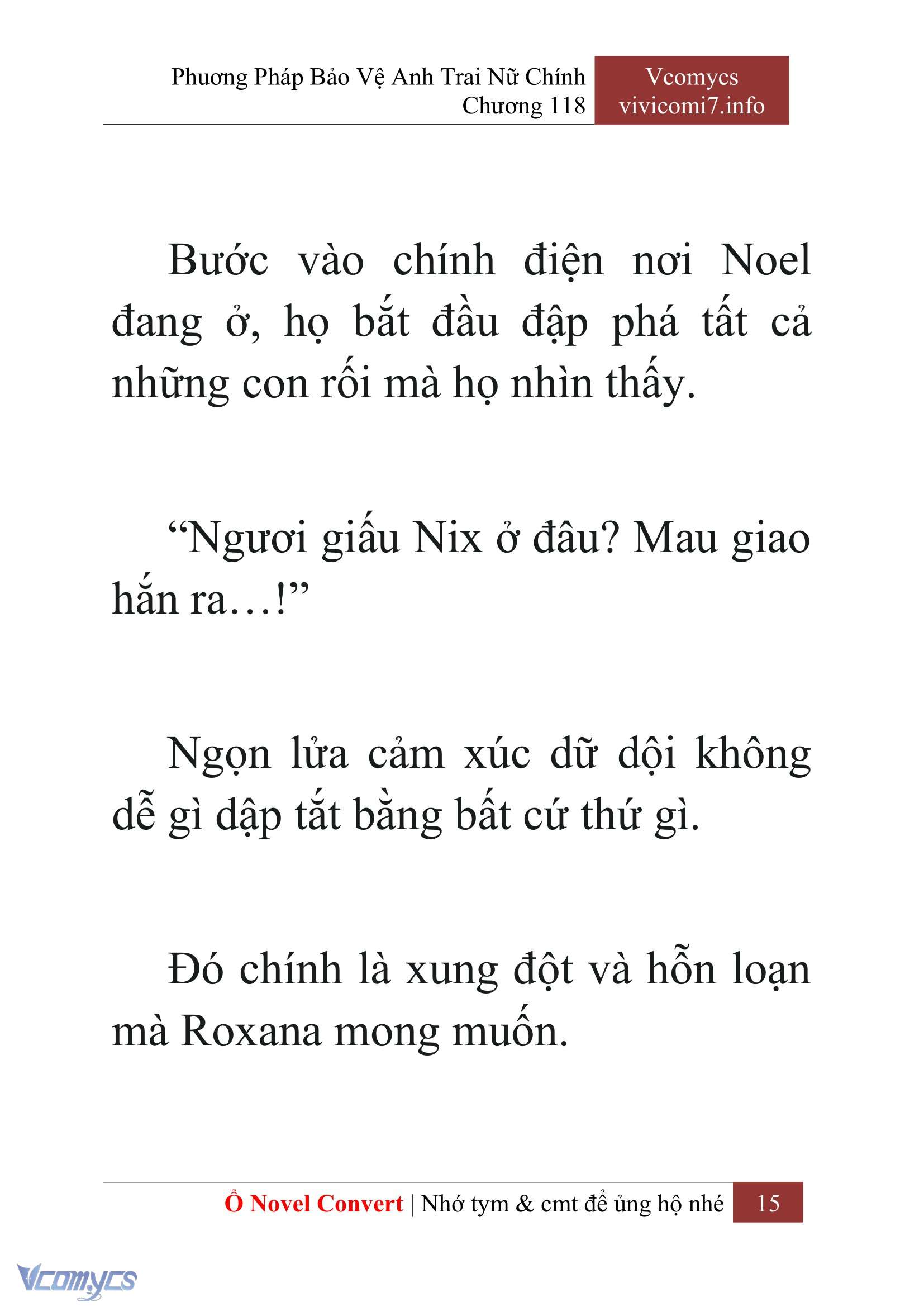 [Novel] Phương Pháp Bảo Vệ Anh Trai Nữ Chính Chap 118 - Trang 2