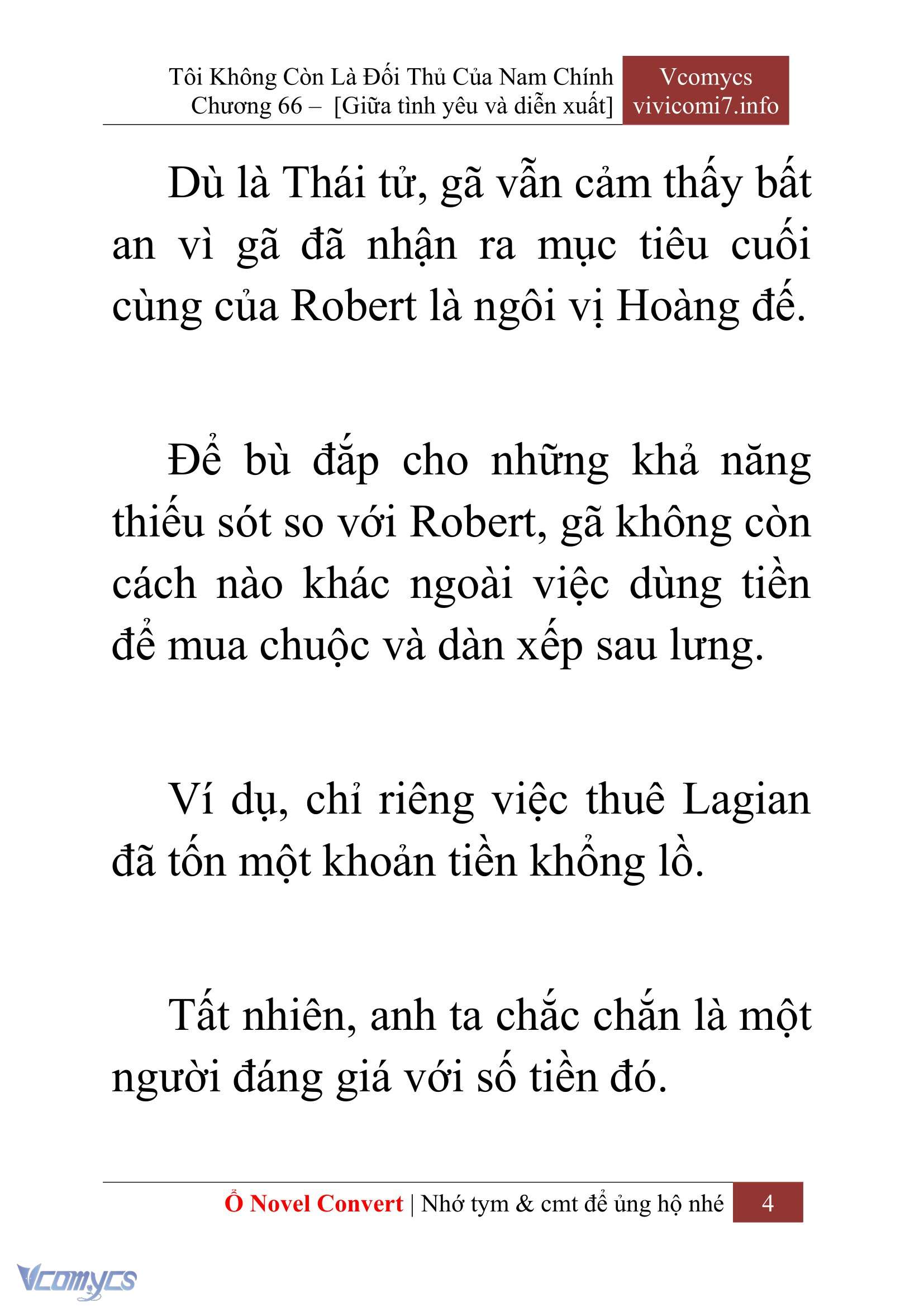 [Novel] Tôi Không Còn Là Đối Thủ Của Nam Chính Chap 66 - Trang 2