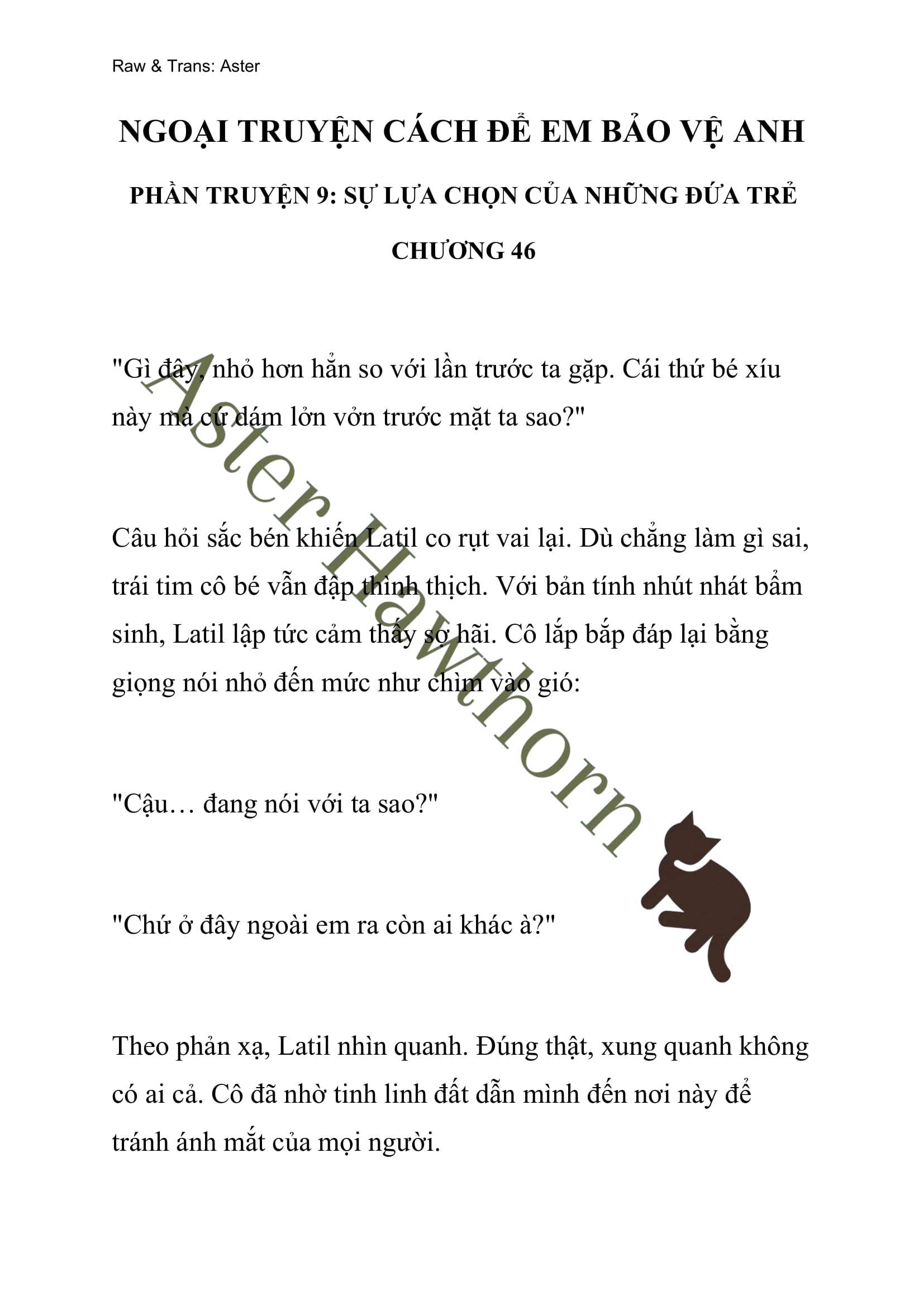 [NOVEL] Ngoại Truyện Cách Để Em Bảo Vệ Anh Chap 46 - Trang 2