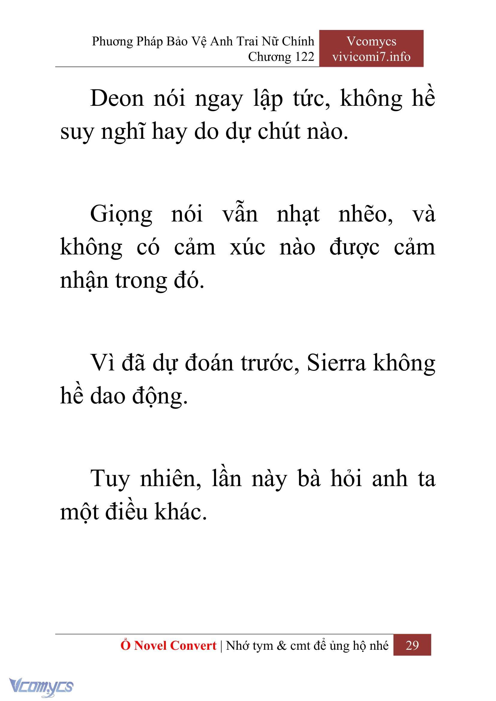 [Novel] Phương Pháp Bảo Vệ Anh Trai Nữ Chính Chap 122 - Trang 2