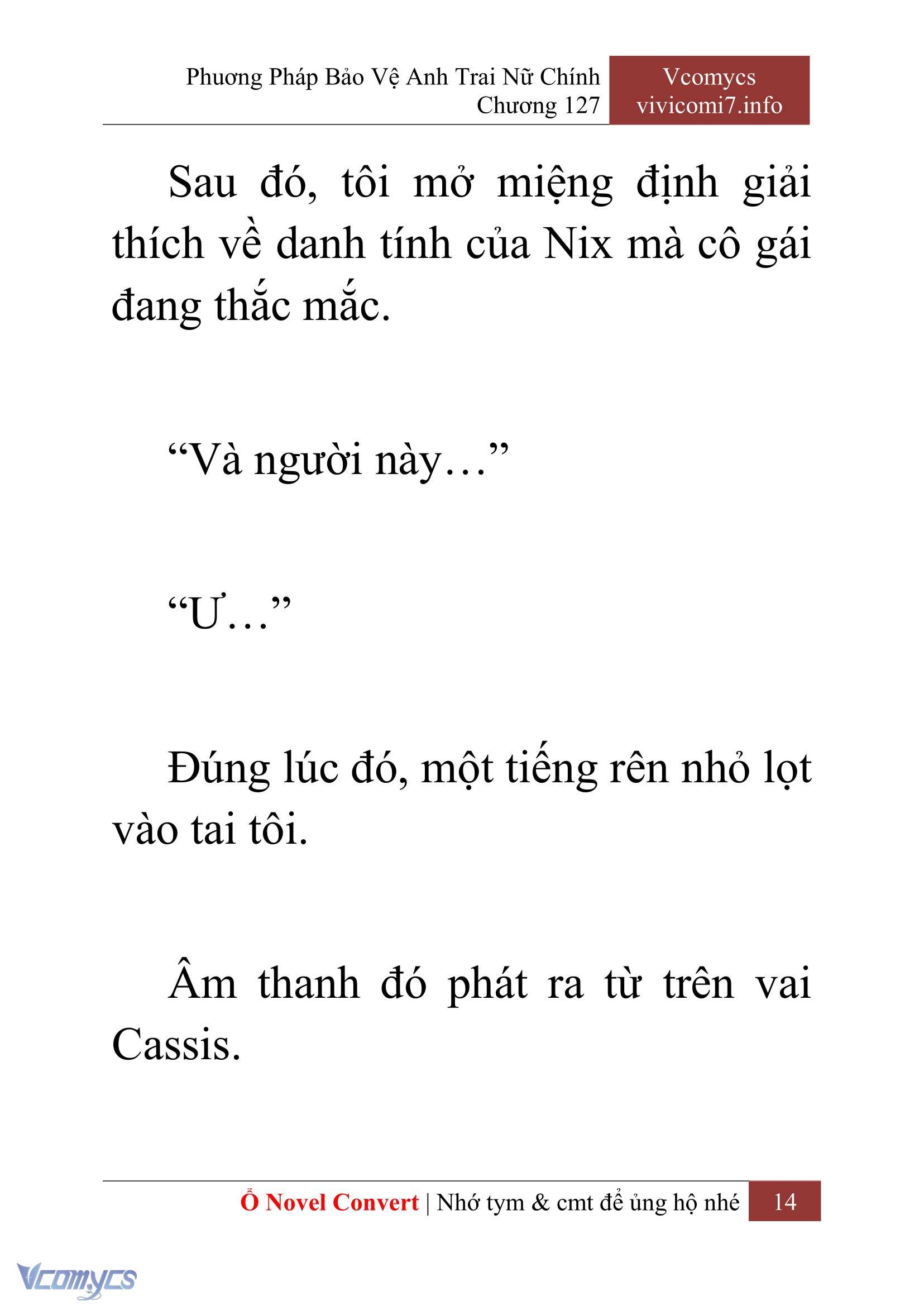 [Novel] Phương Pháp Bảo Vệ Anh Trai Nữ Chính Chap 127 - Trang 2