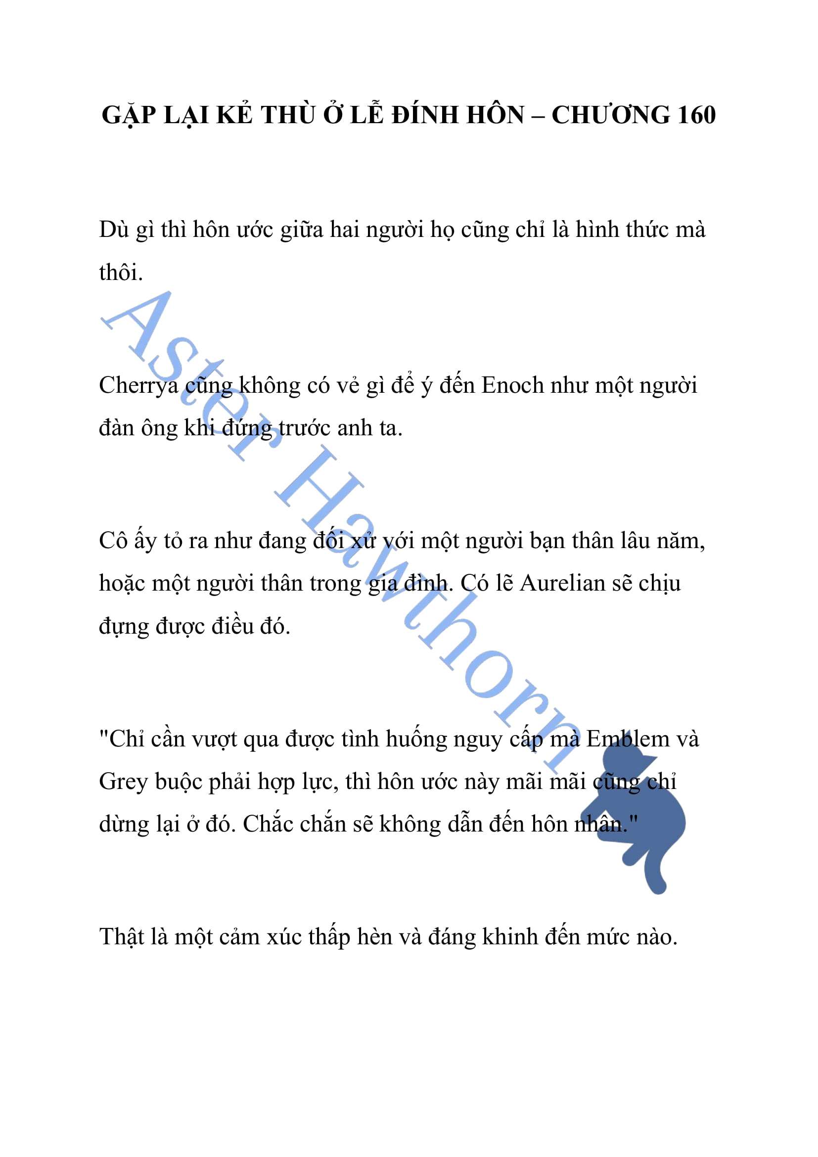 [NOVEL] Gặp Lại Kẻ Thù Ở Lễ Đính Hôn Chap 160 - Trang 2