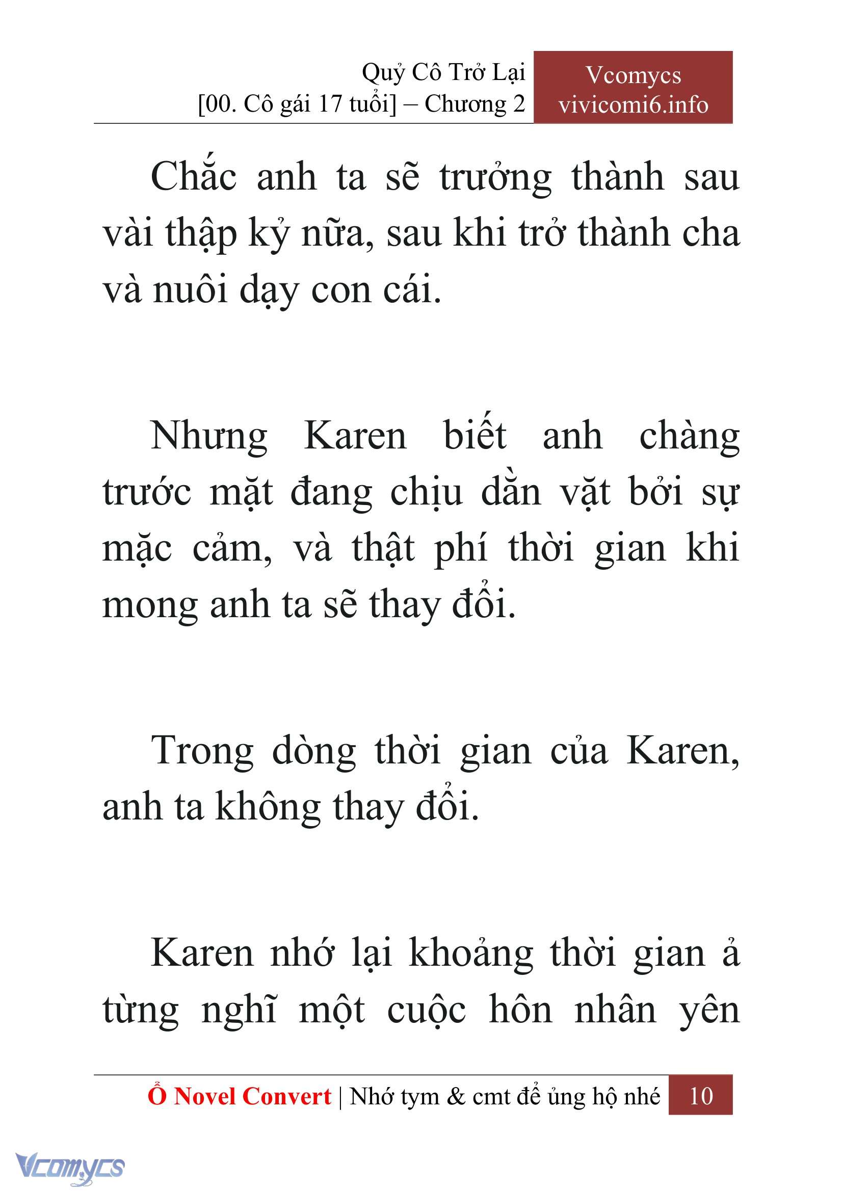 [Novel] Quý Cô Trở Lại Chap 2 - Trang 2