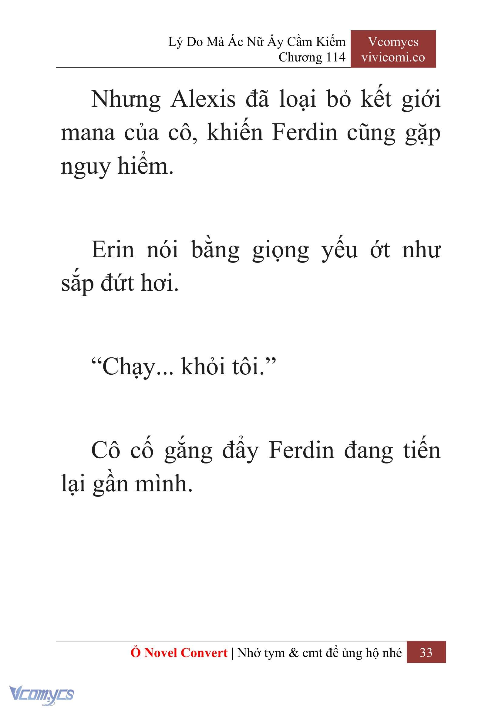 [Novel] Lý Do Mà Ác Nữ Ấy Cầm Kiếm Chap 114 - Next Chap 115