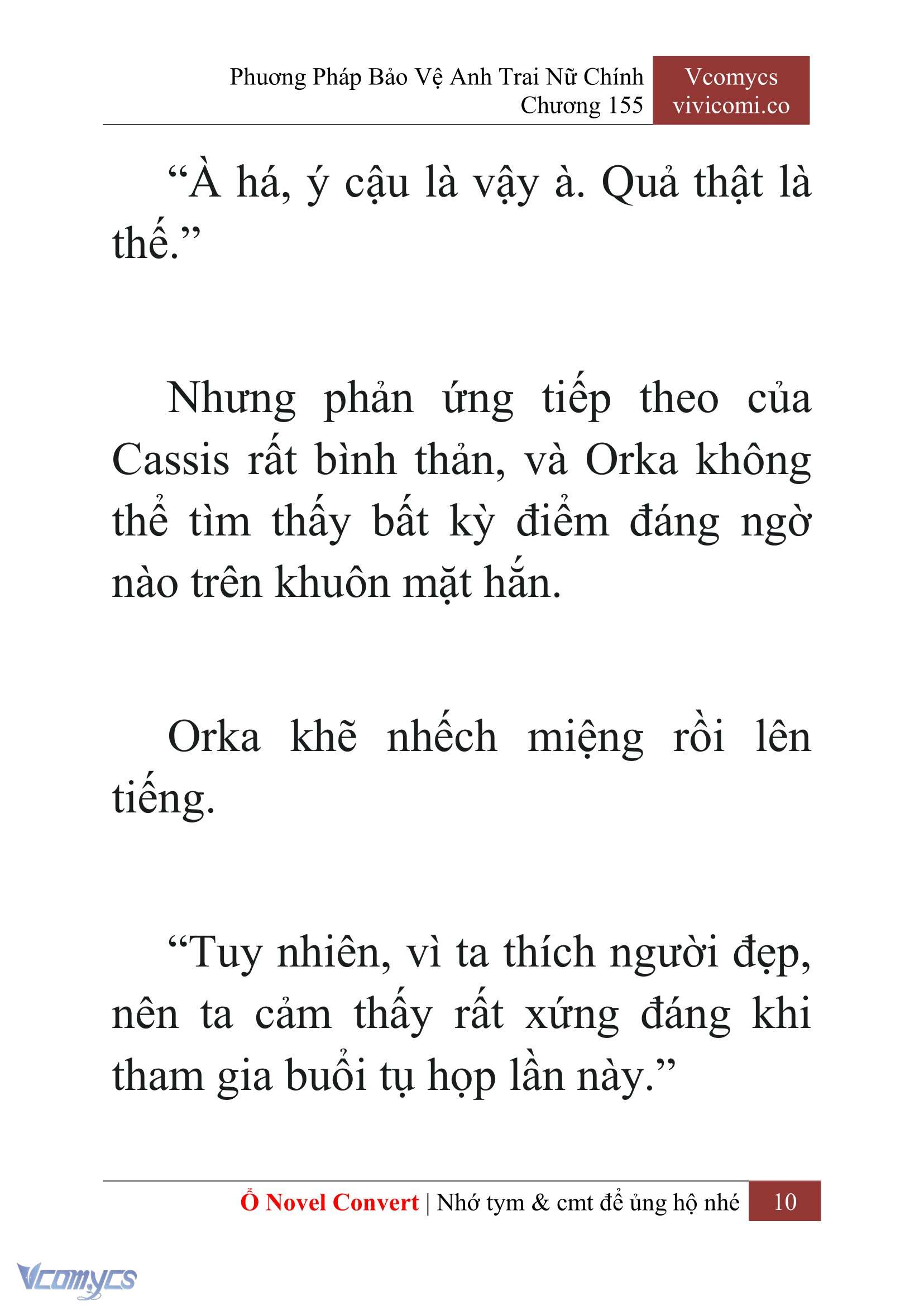 [Novel] Phương Pháp Bảo Vệ Anh Trai Nữ Chính Chap 155 - Trang 2