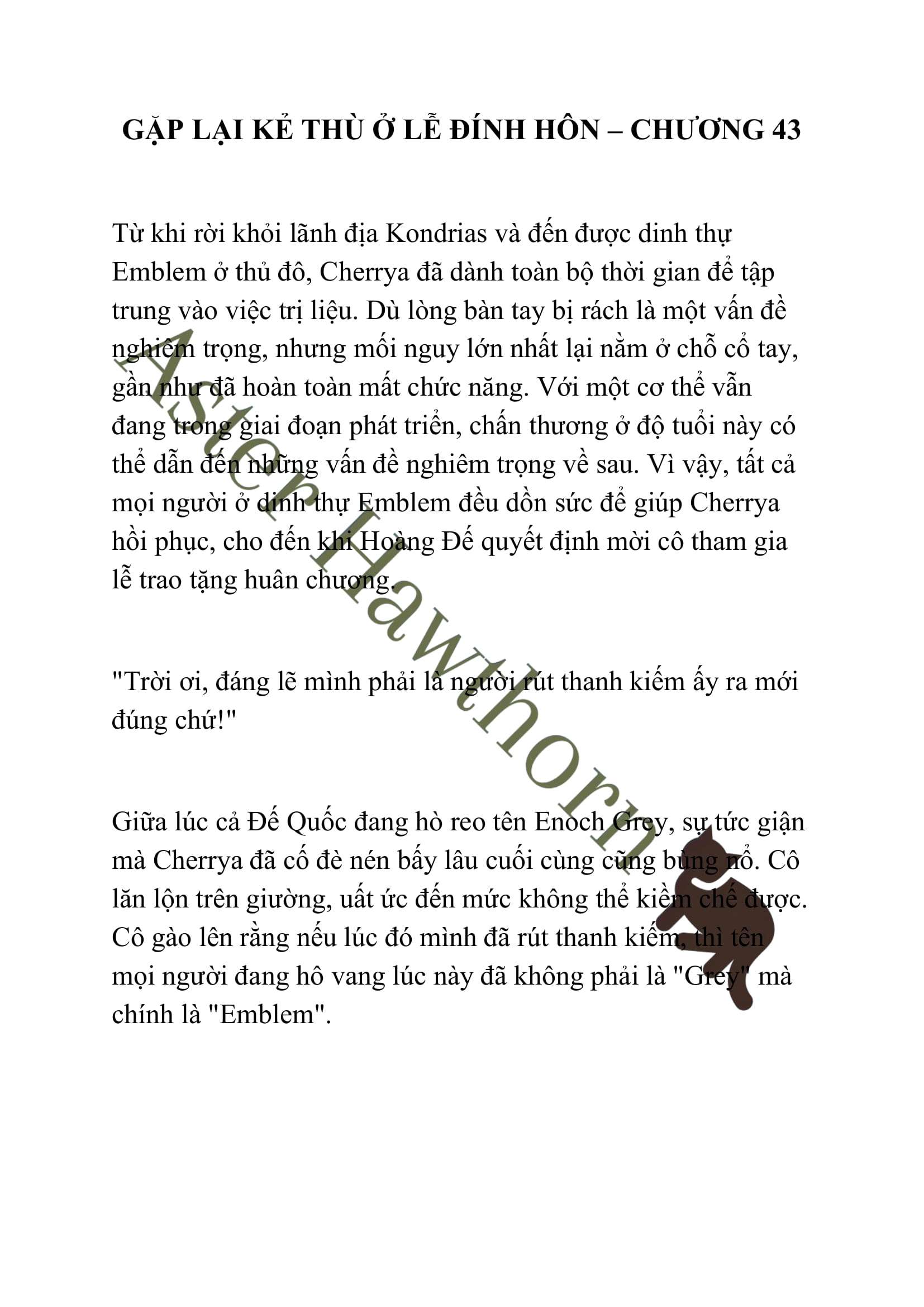 [NOVEL] Gặp Lại Kẻ Thù Ở Lễ Đính Hôn Chap 43 - Trang 2