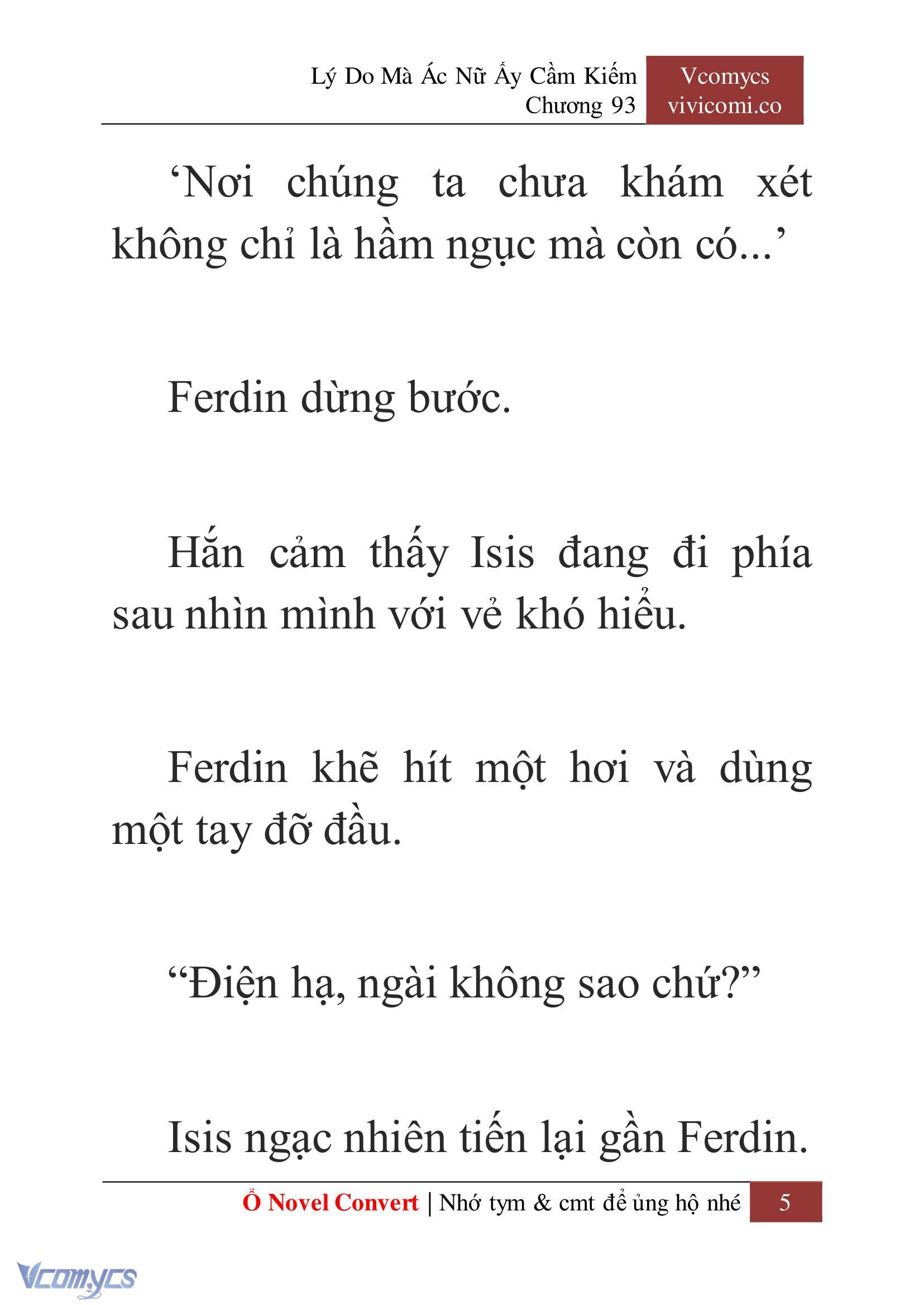 [Novel] Lý Do Mà Ác Nữ Ấy Cầm Kiếm Chap 93 - Trang 2