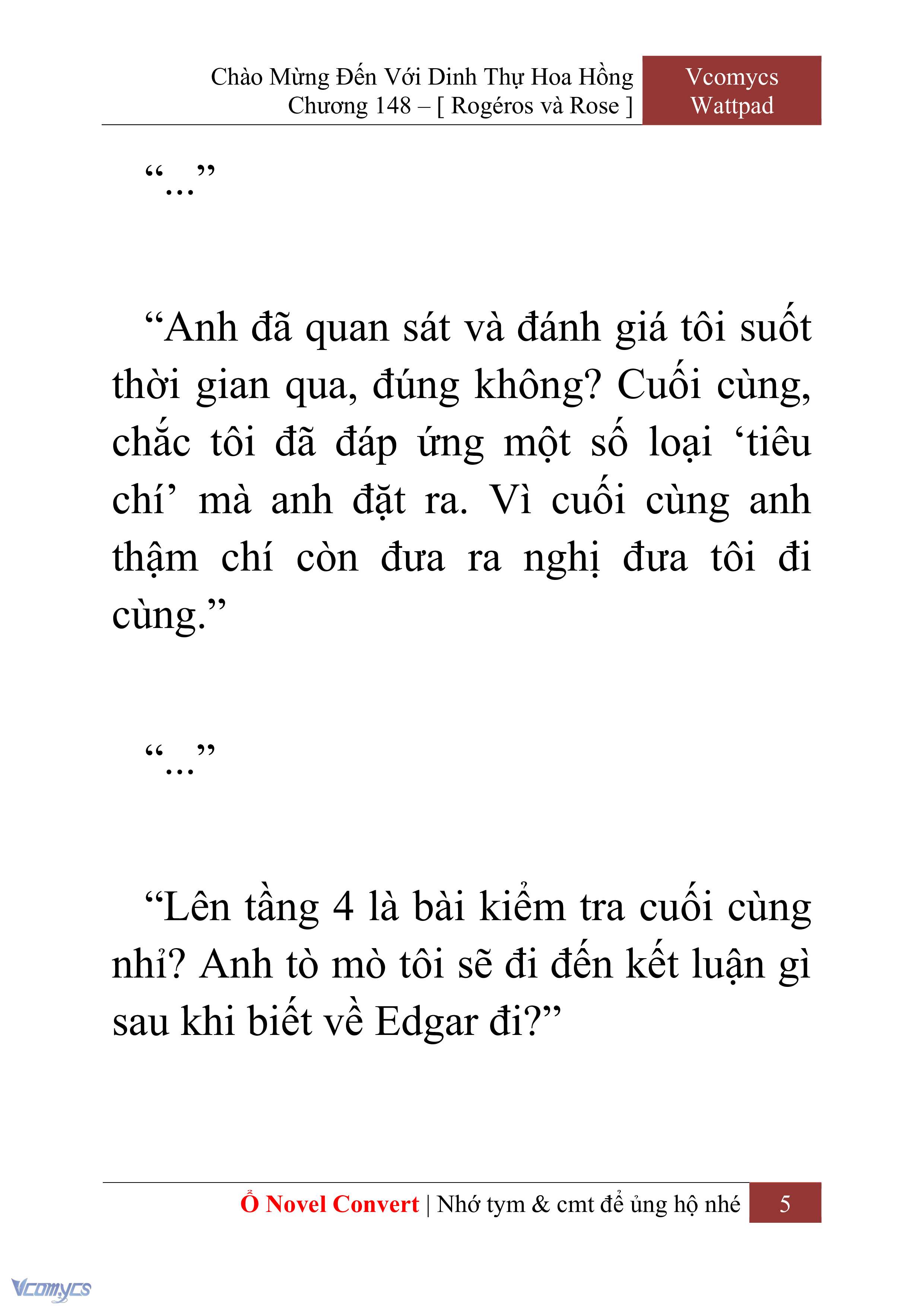 [Novel] Chào Mừng Đến Với Dinh Thự Hoa Hồng Chap 148 - Next Chap 149