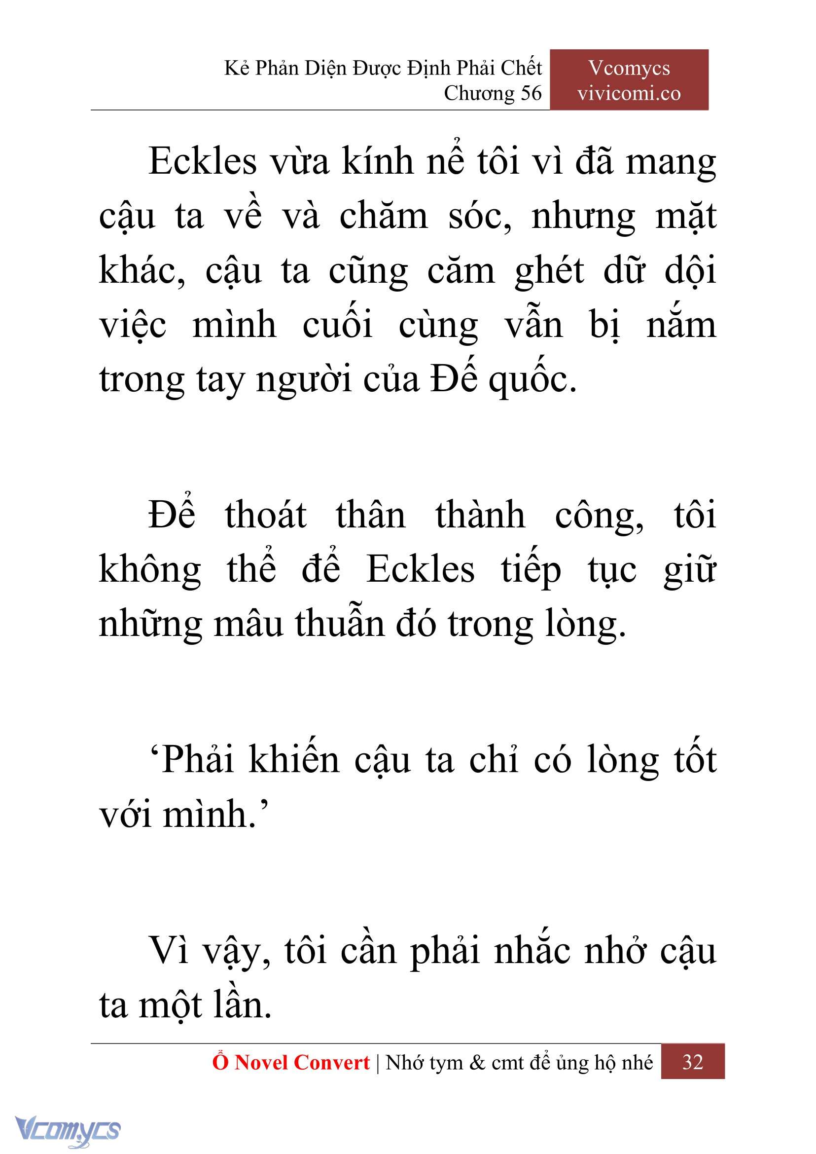 [Novel] Kẻ Phản Diện Được Định Phải Chết Chap 56 - Trang 2