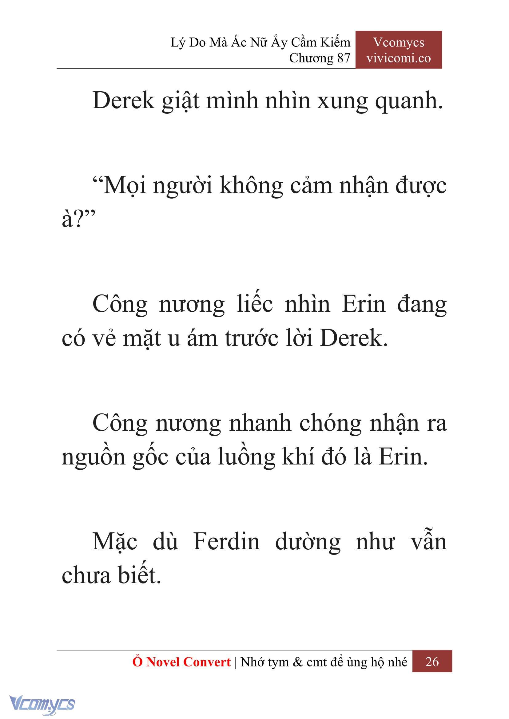 [Novel] Lý Do Mà Ác Nữ Ấy Cầm Kiếm Chap 87 - Trang 2