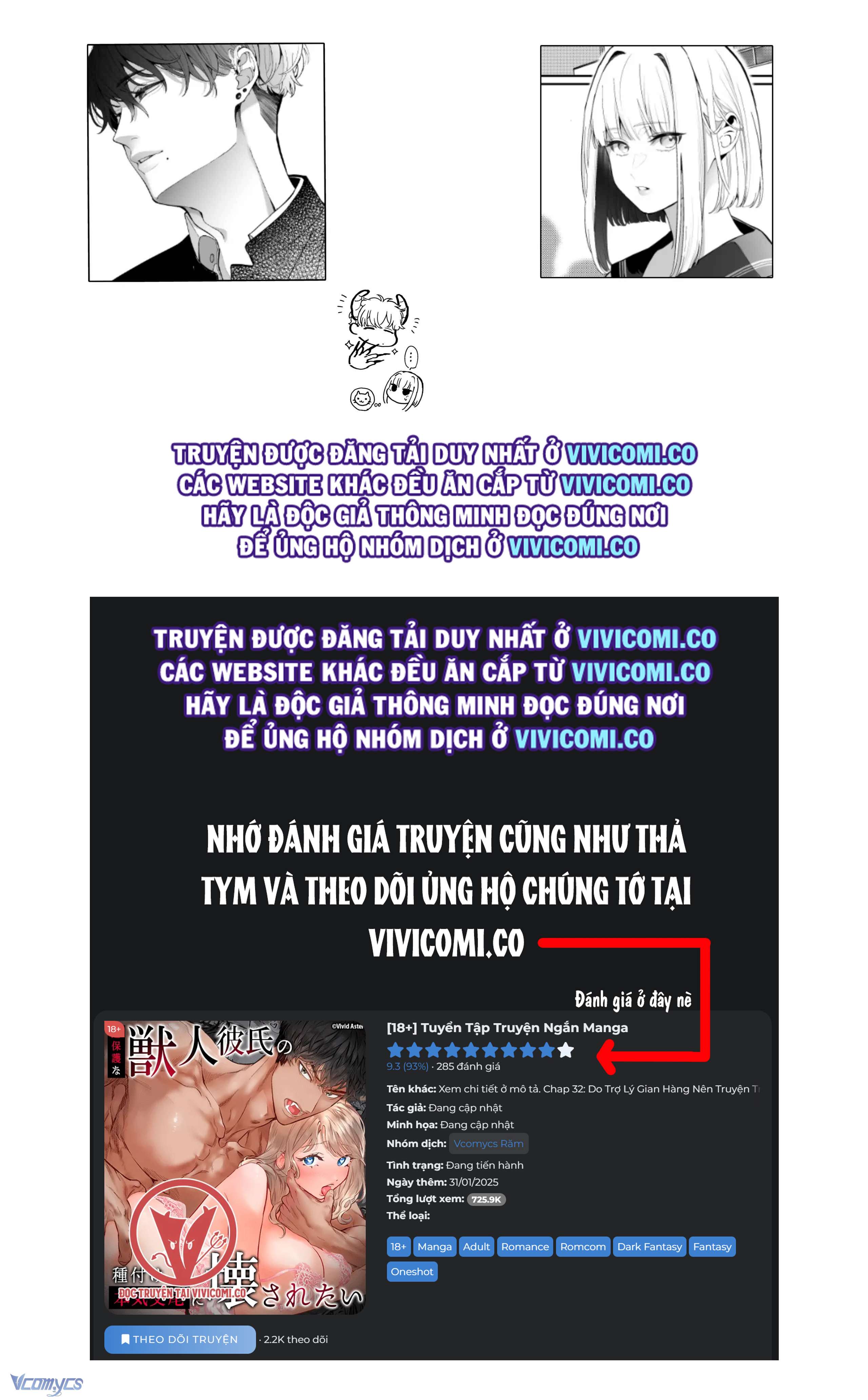 [18+] Tuyển Tập Truyện Ngắn Manga Chap 63.2 - Trang 2