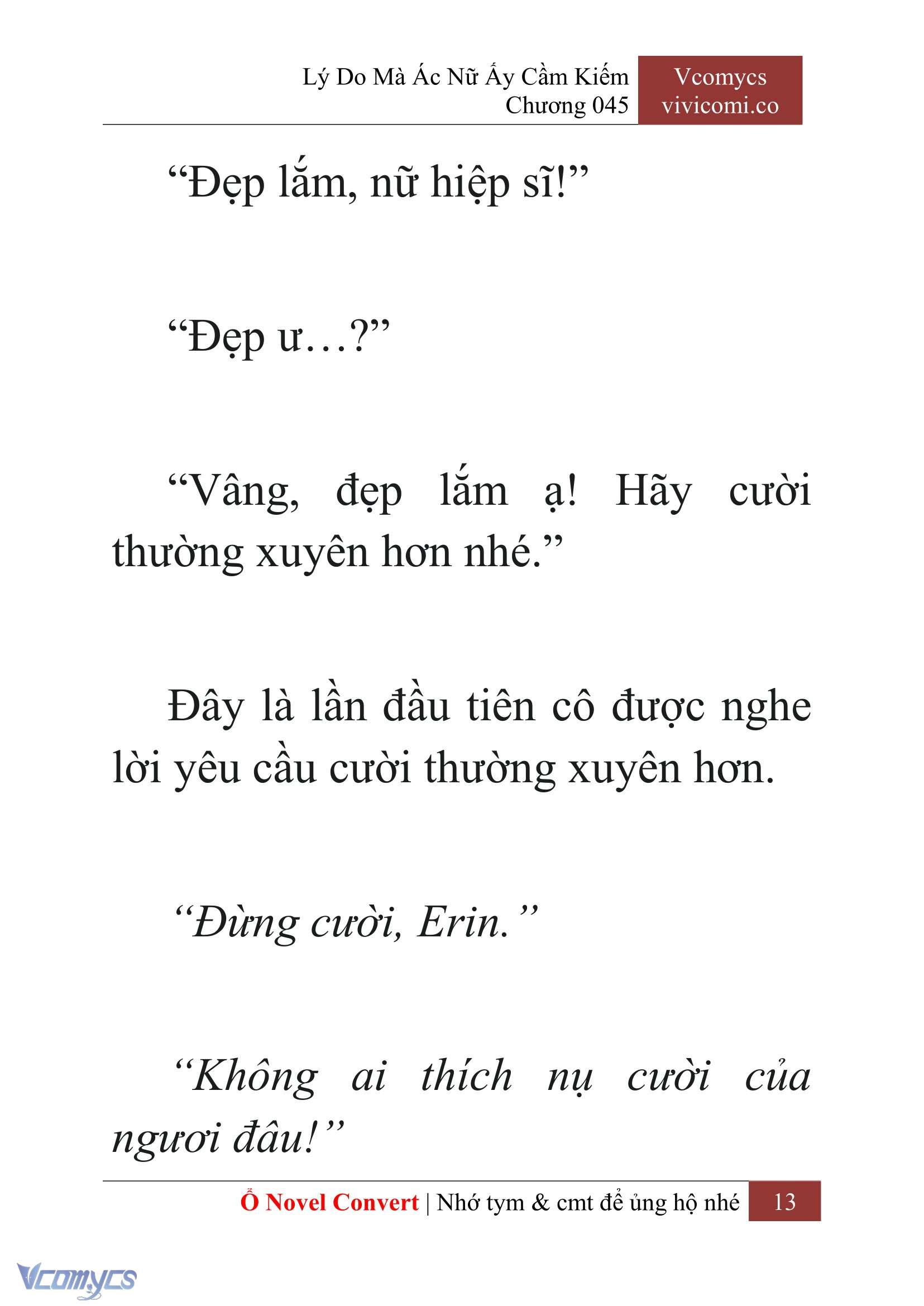 [Novel] Lý Do Mà Ác Nữ Ấy Cầm Kiếm Chap 45 - Next 