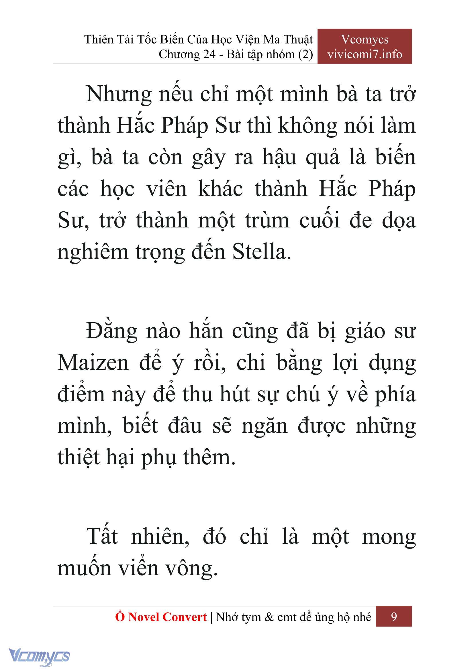 [Novel] Thiên Tài Tốc Biến Của Học Viện Ma Thuật Chap 24 - Trang 2