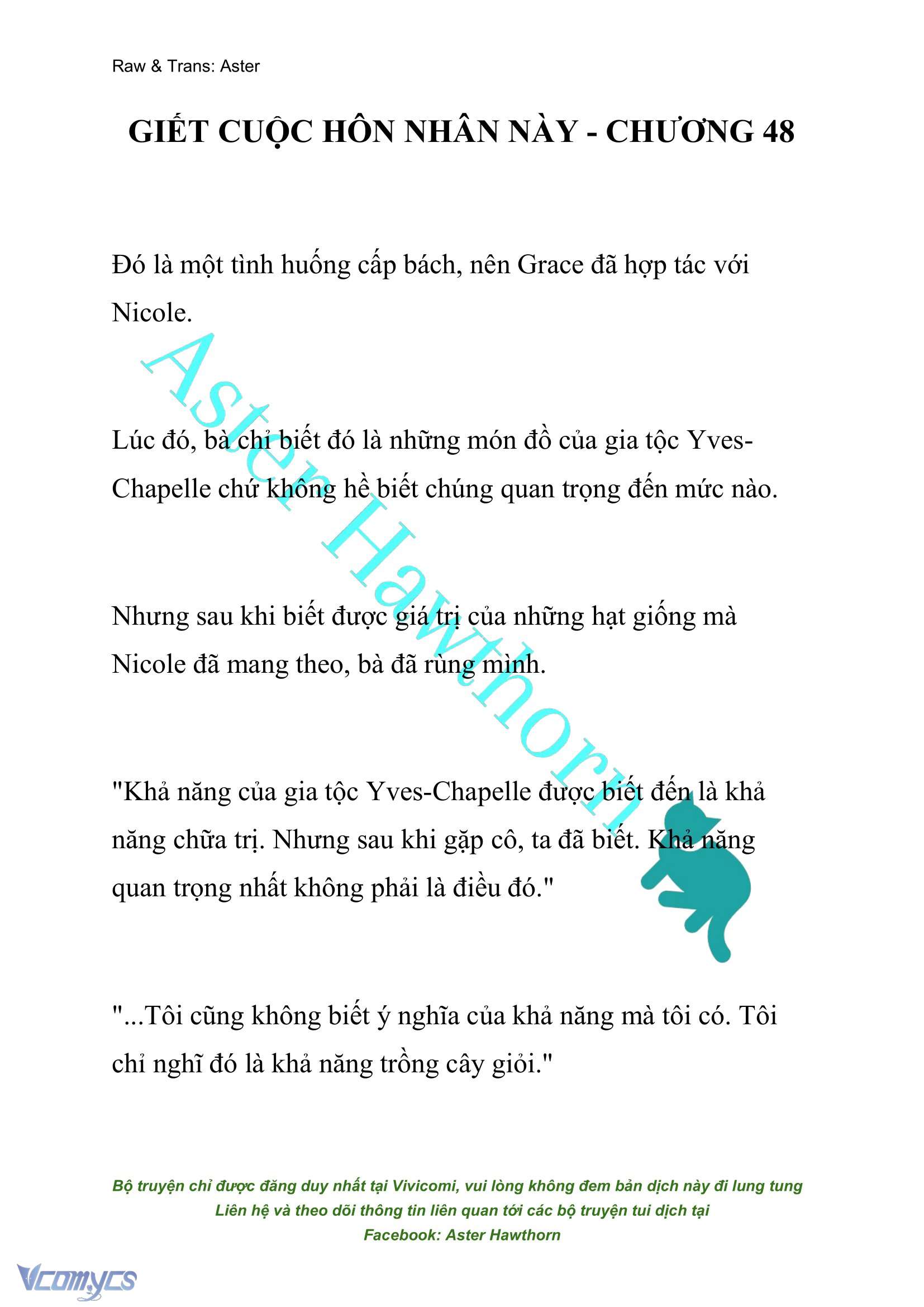 [NOVEL] Giết Cuộc Hôn Nhân Này Chap 48 - Trang 2