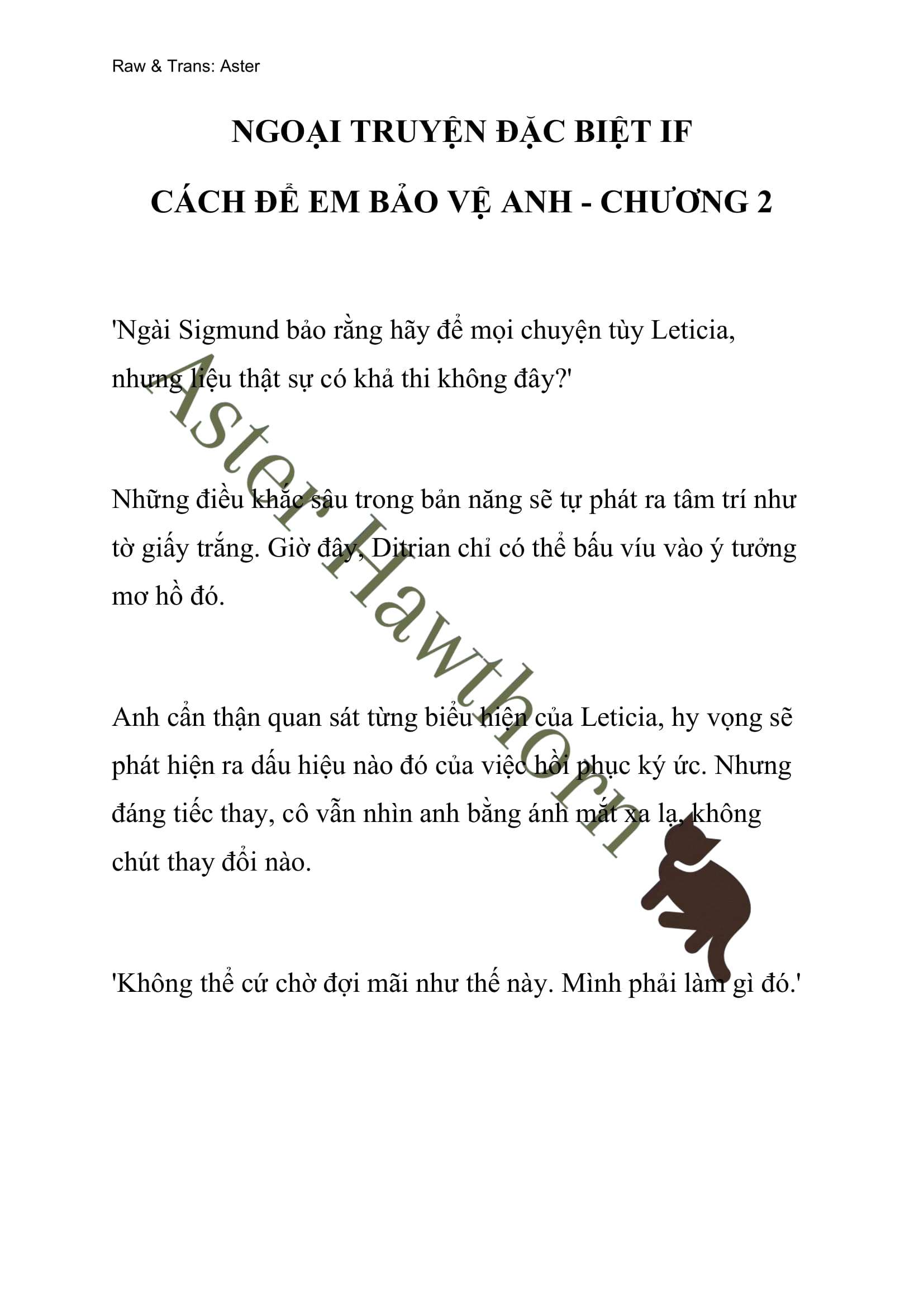 [NOVEL] Ngoại Truyện Cách Để Em Bảo Vệ Anh Chap 94 - Trang 2