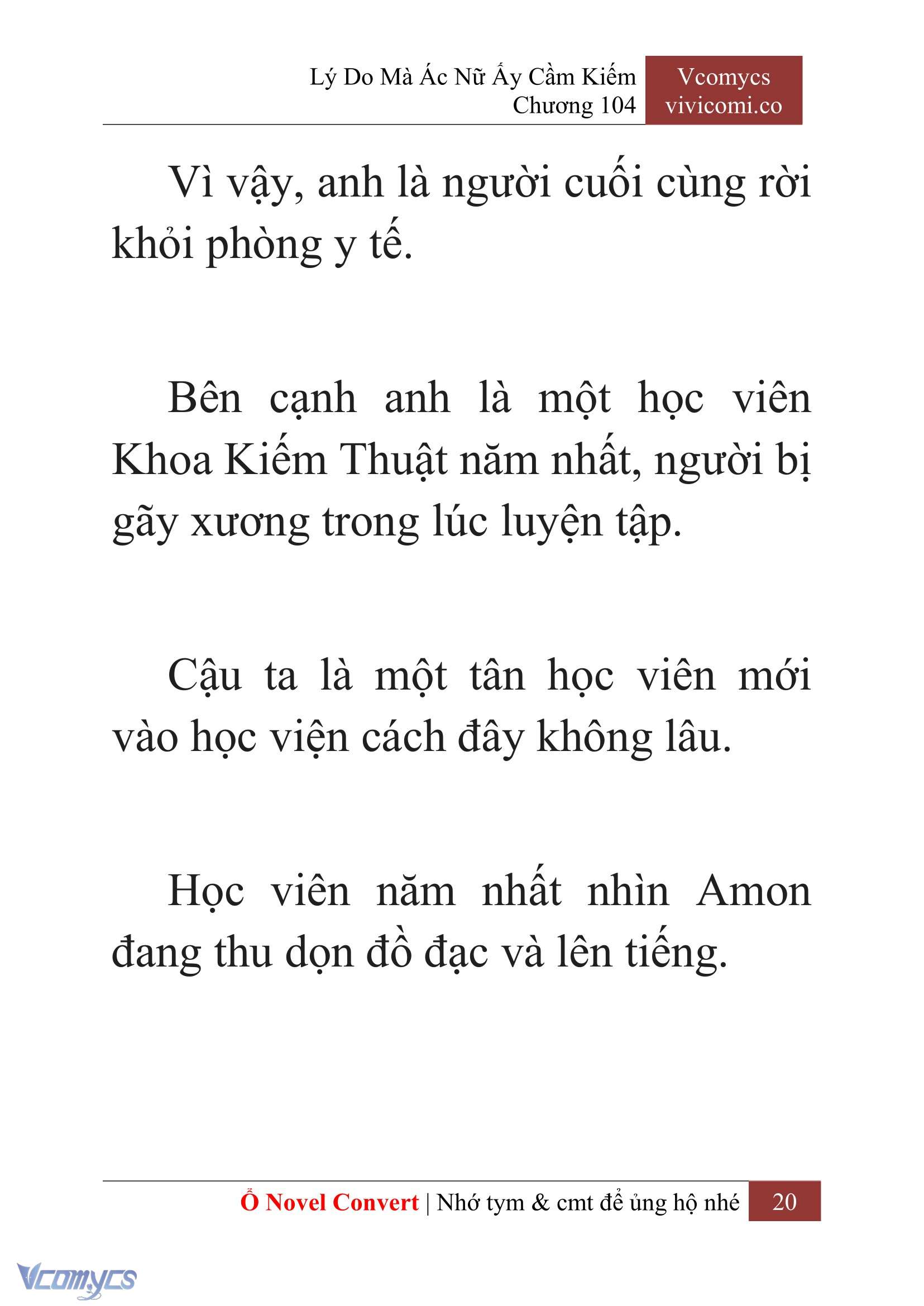 [Novel] Lý Do Mà Ác Nữ Ấy Cầm Kiếm Chap 104 - Trang 2