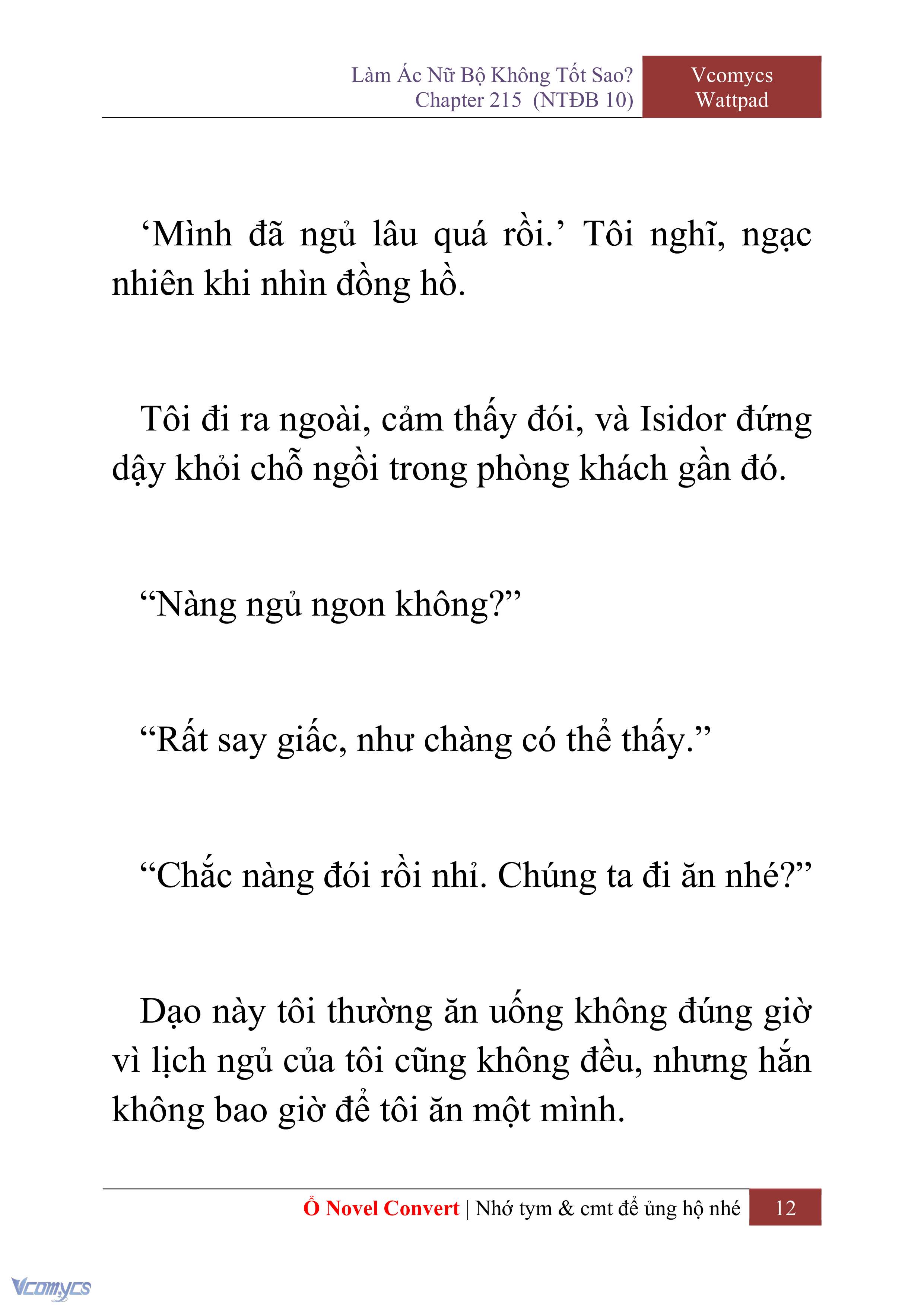 [Novel] Làm Ác Nữ Bộ Không Tốt Sao? Chap 215 - Trang 2