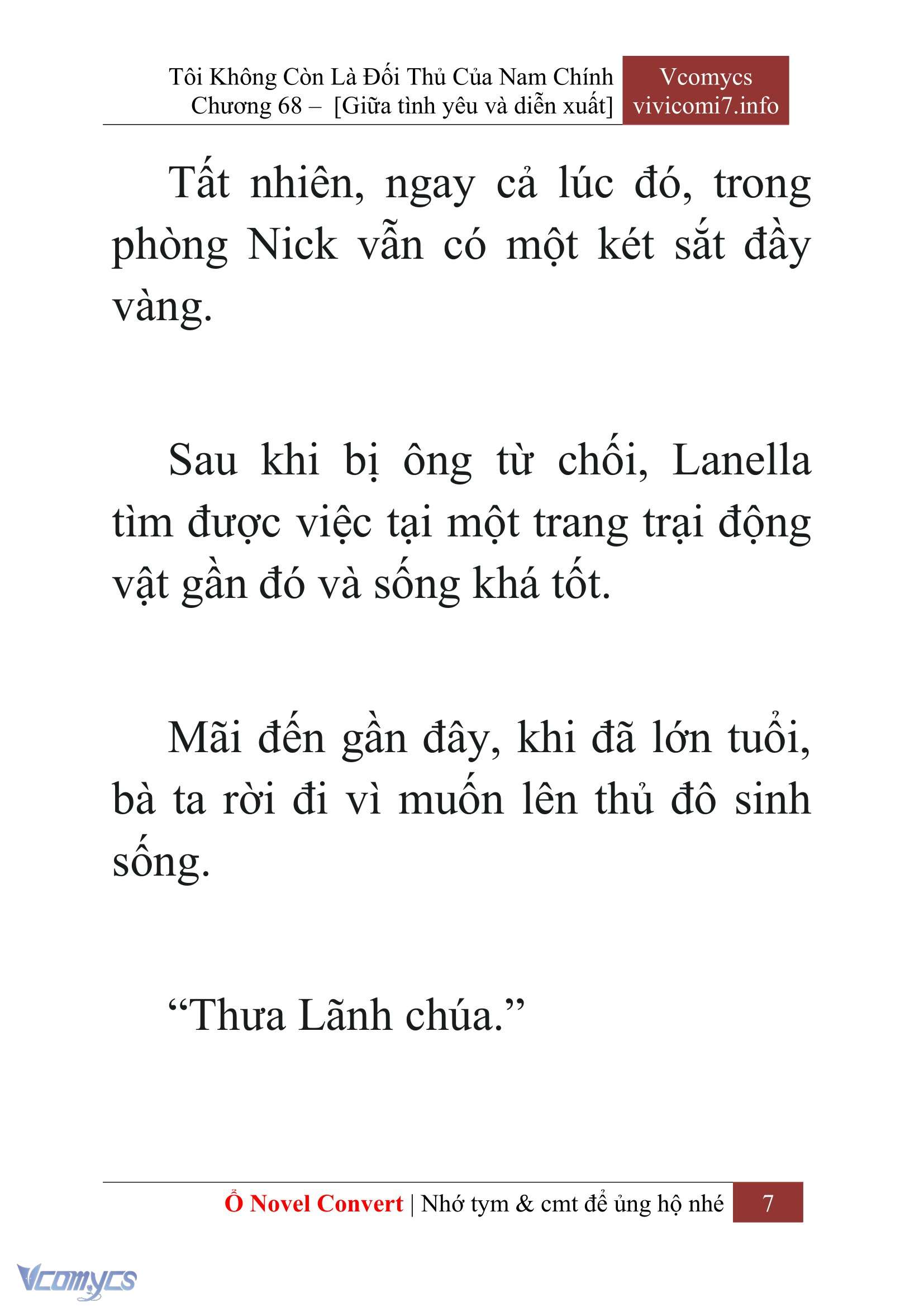 [Novel] Tôi Không Còn Là Đối Thủ Của Nam Chính Chap 68 - Trang 2