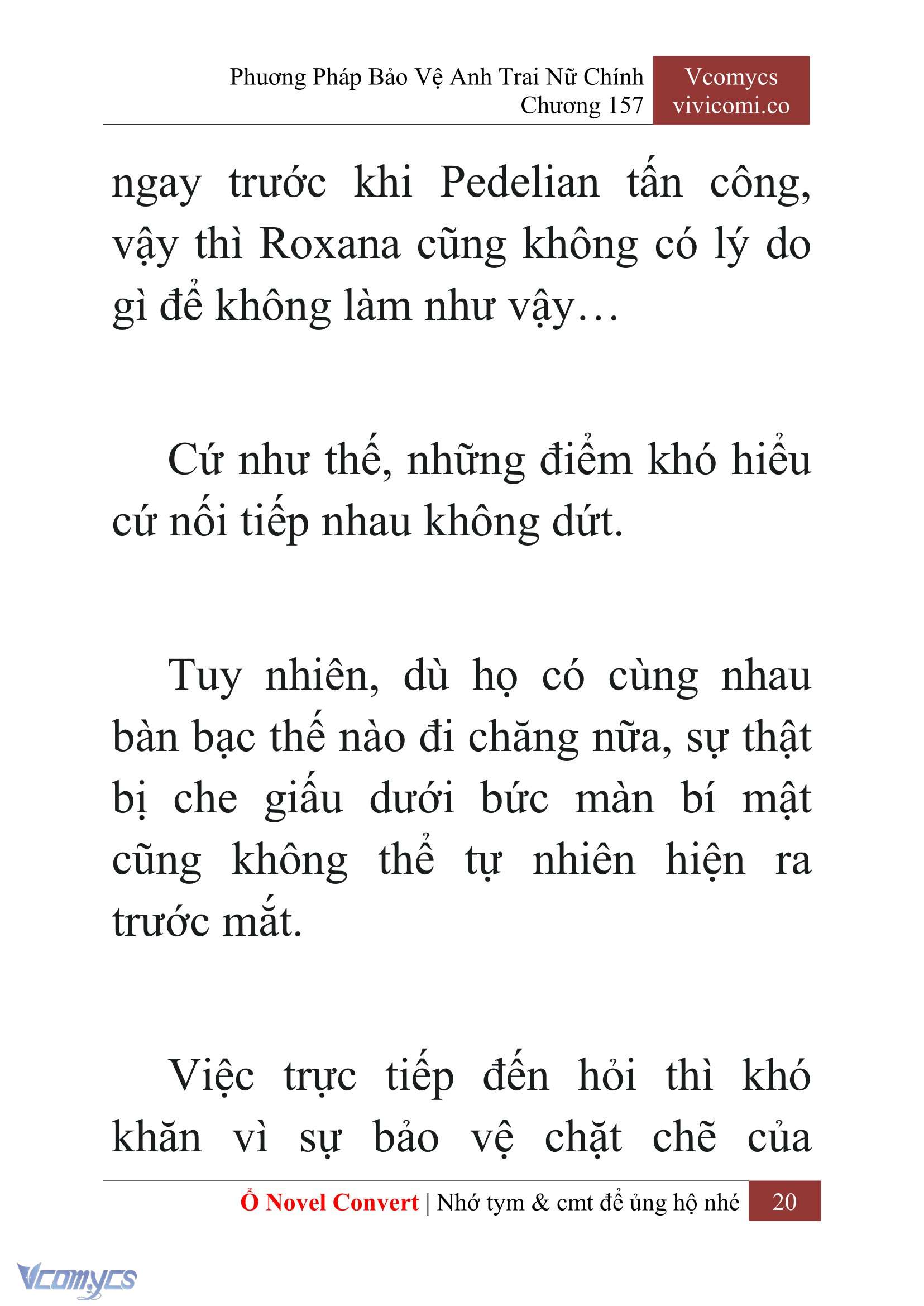 [Novel] Phương Pháp Bảo Vệ Anh Trai Nữ Chính Chap 157 - Trang 2