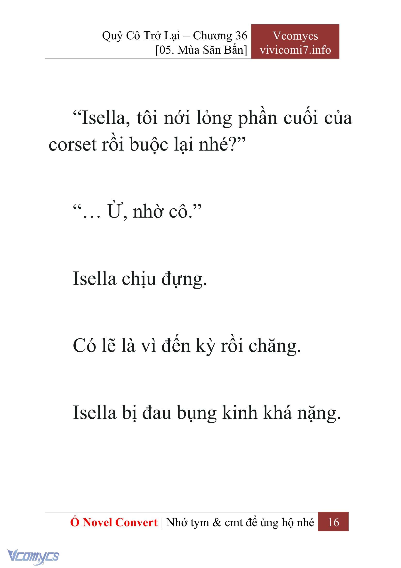 [Novel] Quý Cô Trở Lại Chap 36 - Trang 2