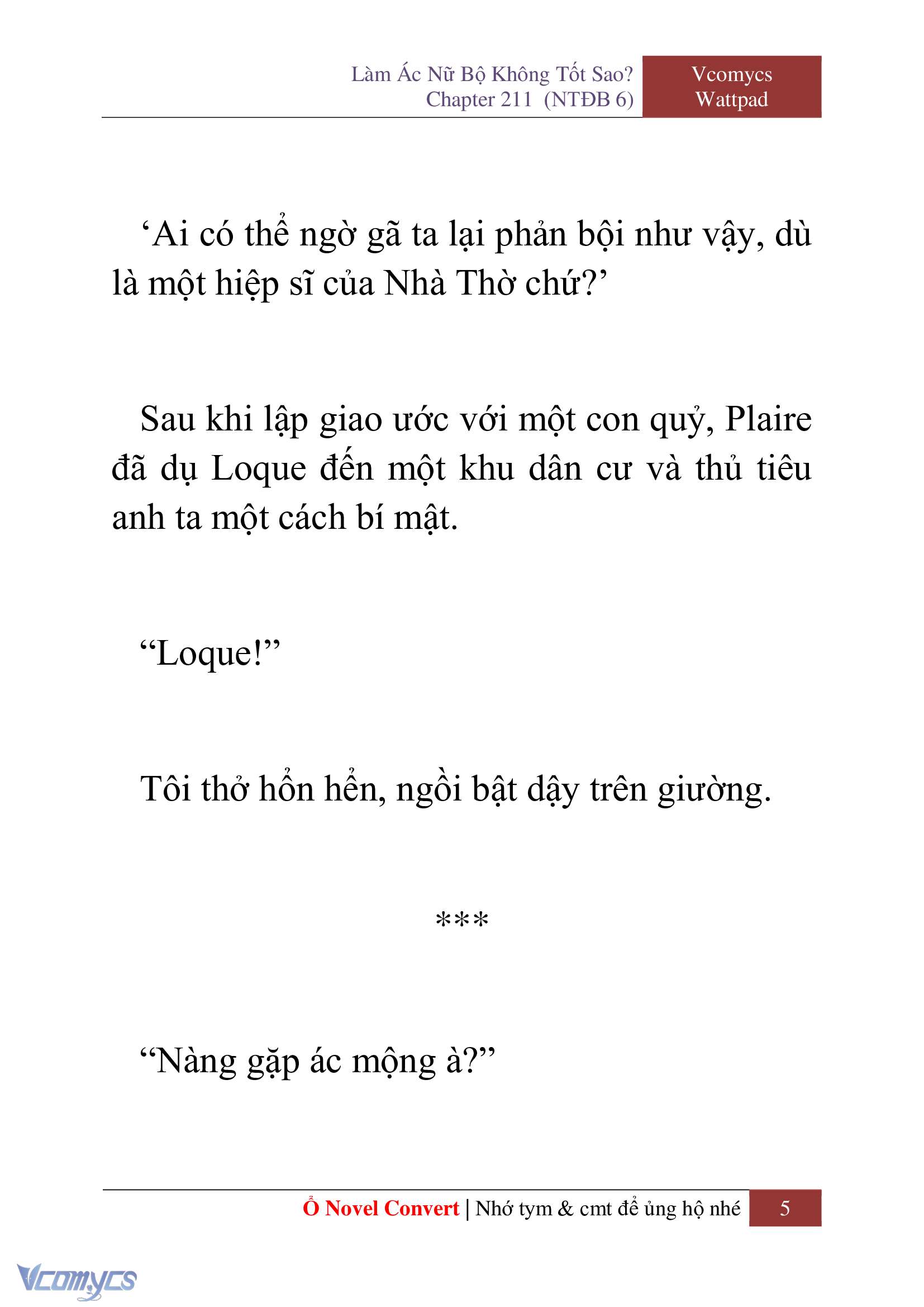 [Novel] Làm Ác Nữ Bộ Không Tốt Sao? Chap 211 - Trang 2