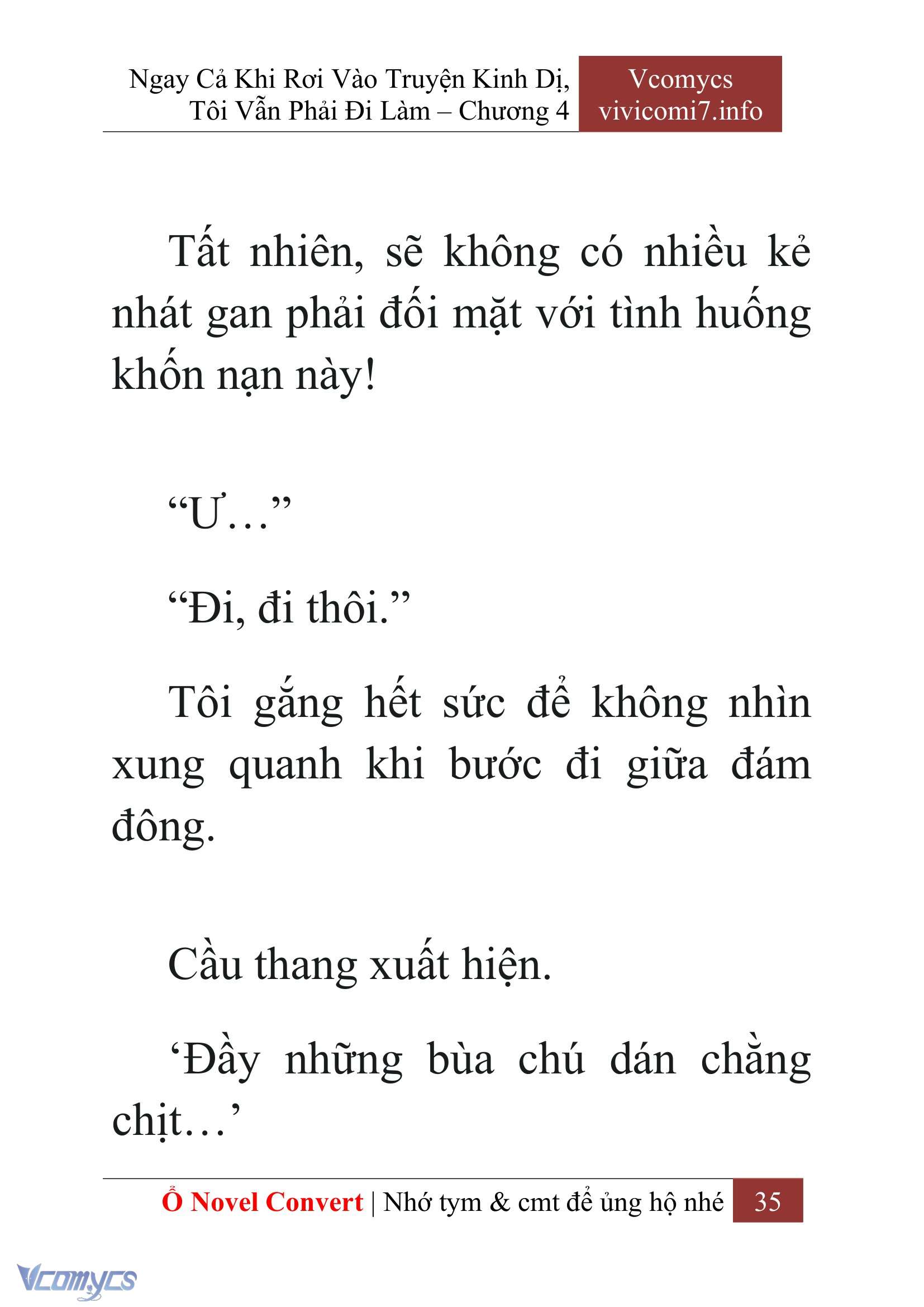 [Novel] Ngay Cả Khi Rơi Vào Truyện Kinh Dị, Tôi Vẫn Phải Đi Làm Chap 4 - Trang 2