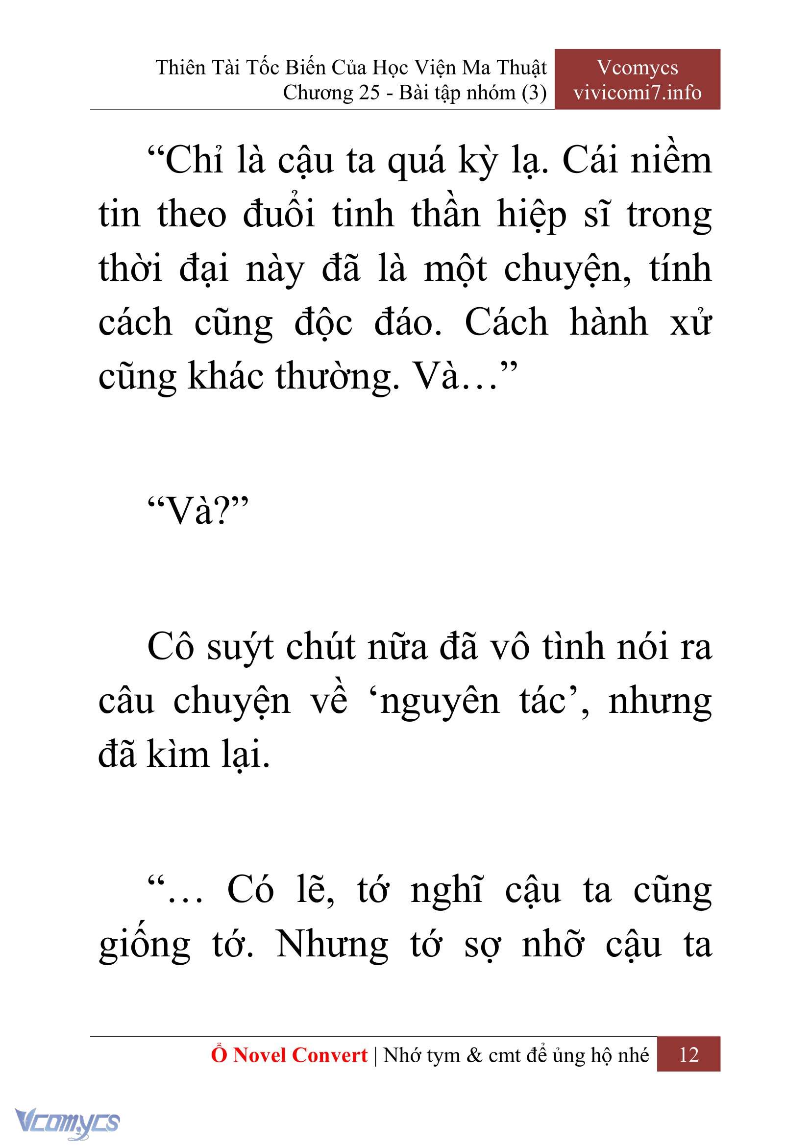 [Novel] Thiên Tài Tốc Biến Của Học Viện Ma Thuật Chap 25 - Next 