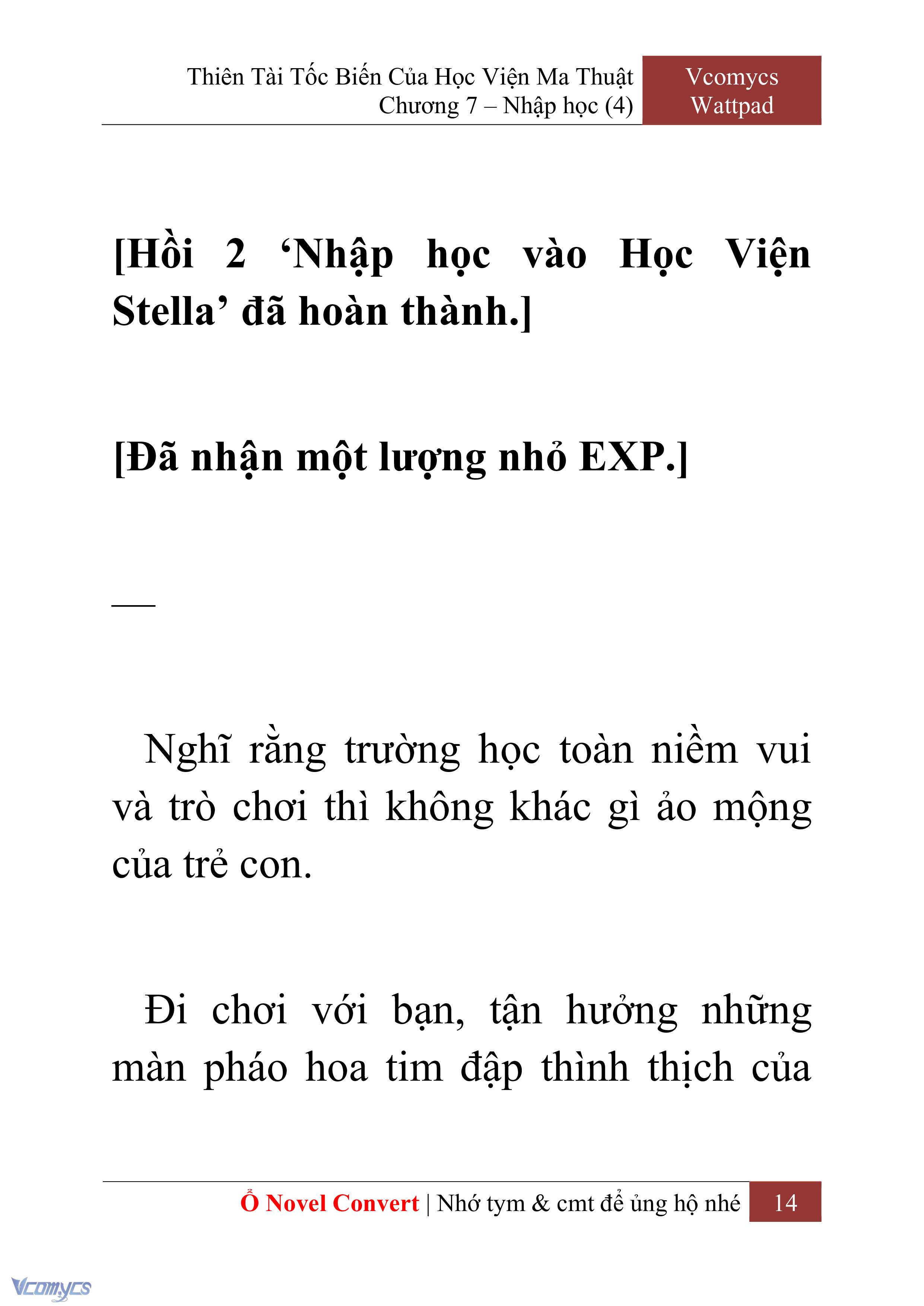 [Novel] Thiên Tài Tốc Biến Của Học Viện Ma Thuật Chap 7 - Trang 2