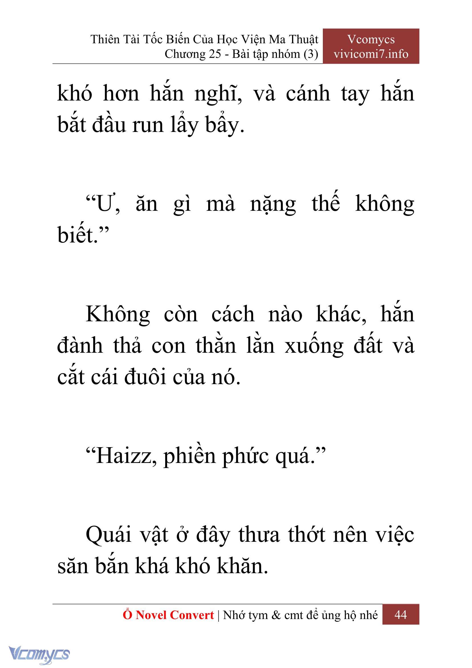 [Novel] Thiên Tài Tốc Biến Của Học Viện Ma Thuật Chap 25 - Next 