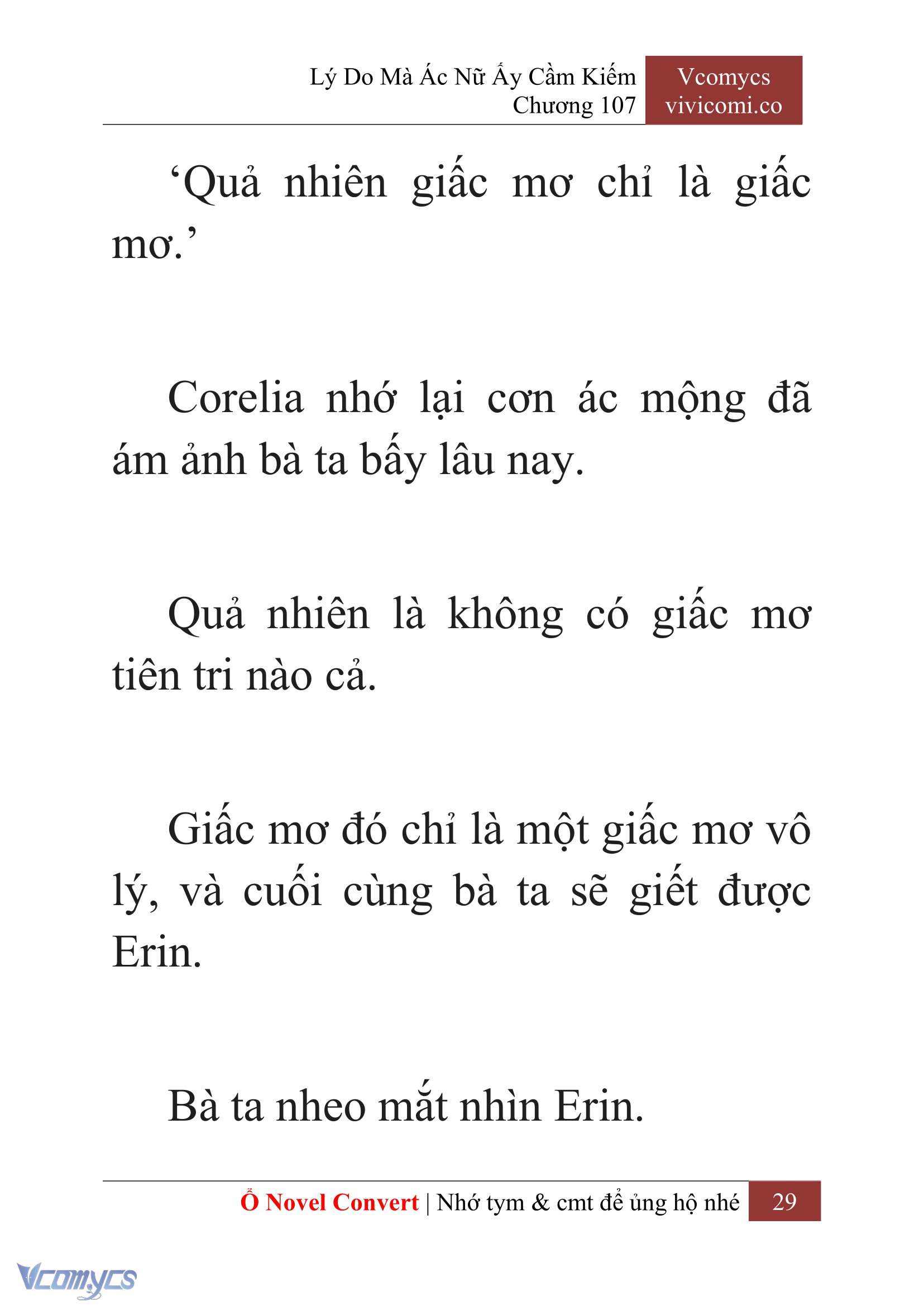 [Novel] Lý Do Mà Ác Nữ Ấy Cầm Kiếm Chap 107 - Next Chap 108