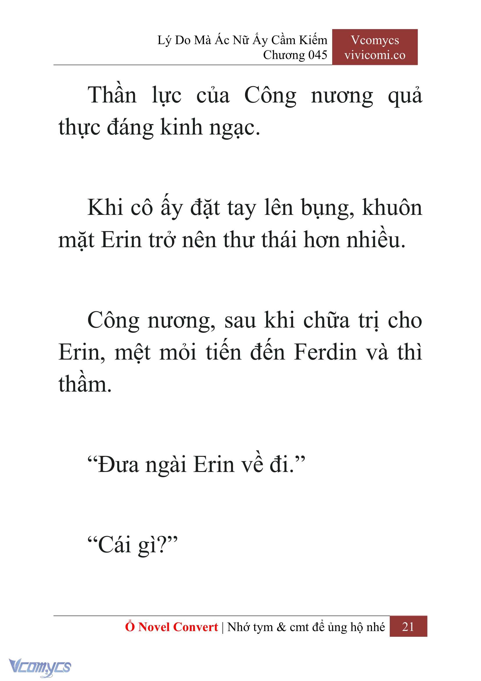 [Novel] Lý Do Mà Ác Nữ Ấy Cầm Kiếm Chap 45 - Next 