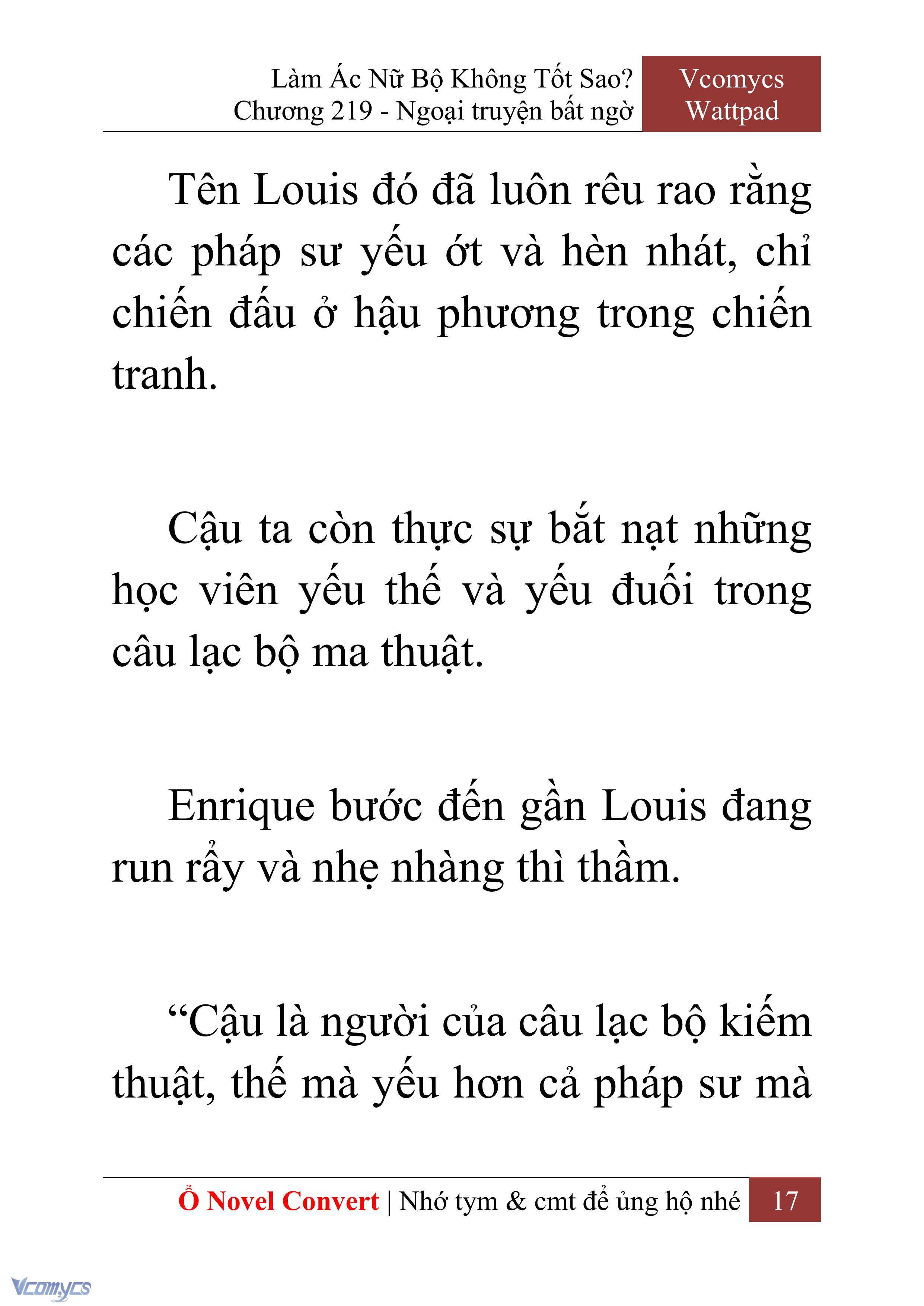 [Novel] Làm Ác Nữ Bộ Không Tốt Sao? Chap 219 - Trang 2