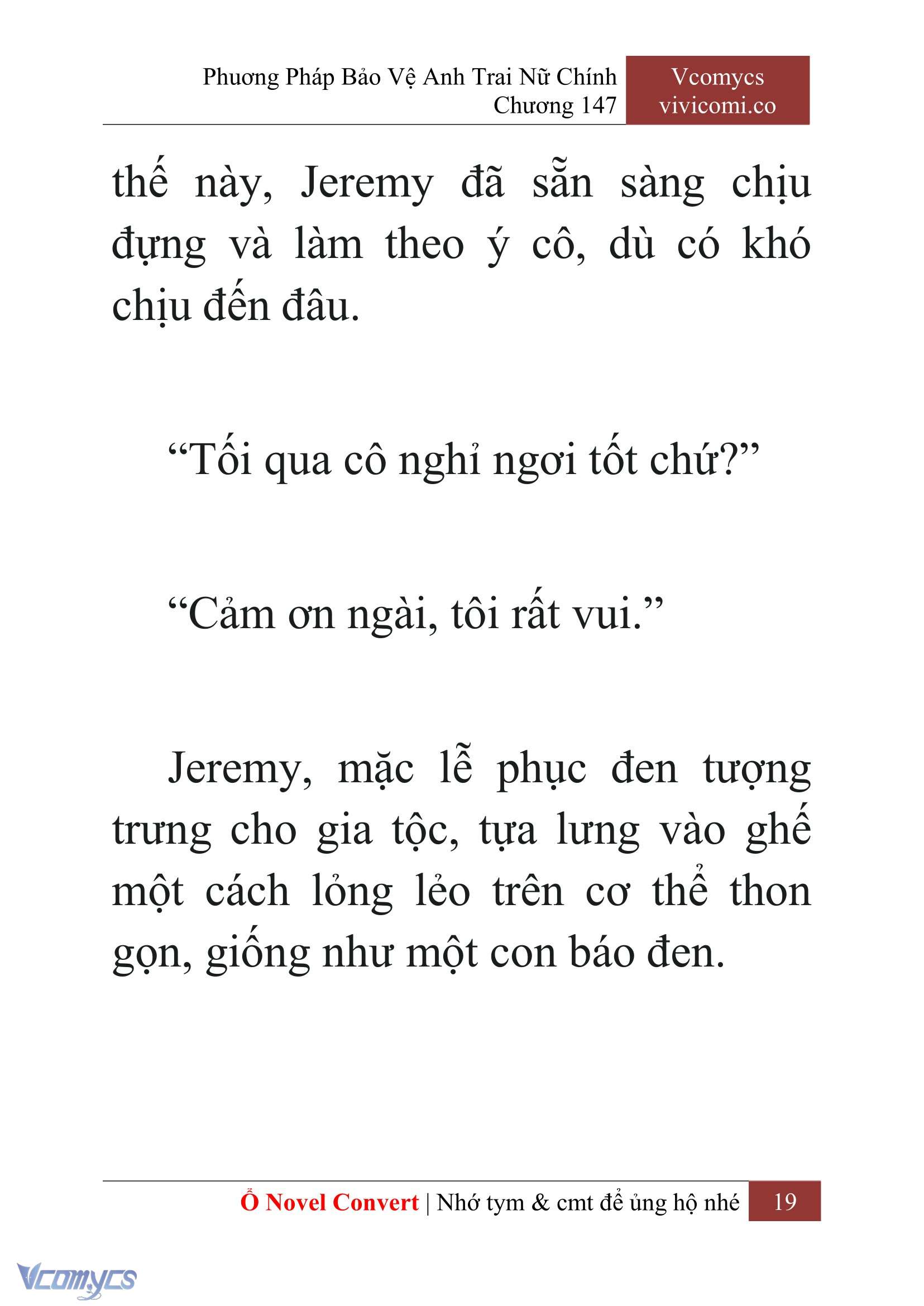 [Novel] Phương Pháp Bảo Vệ Anh Trai Nữ Chính Chap 147 - Next 