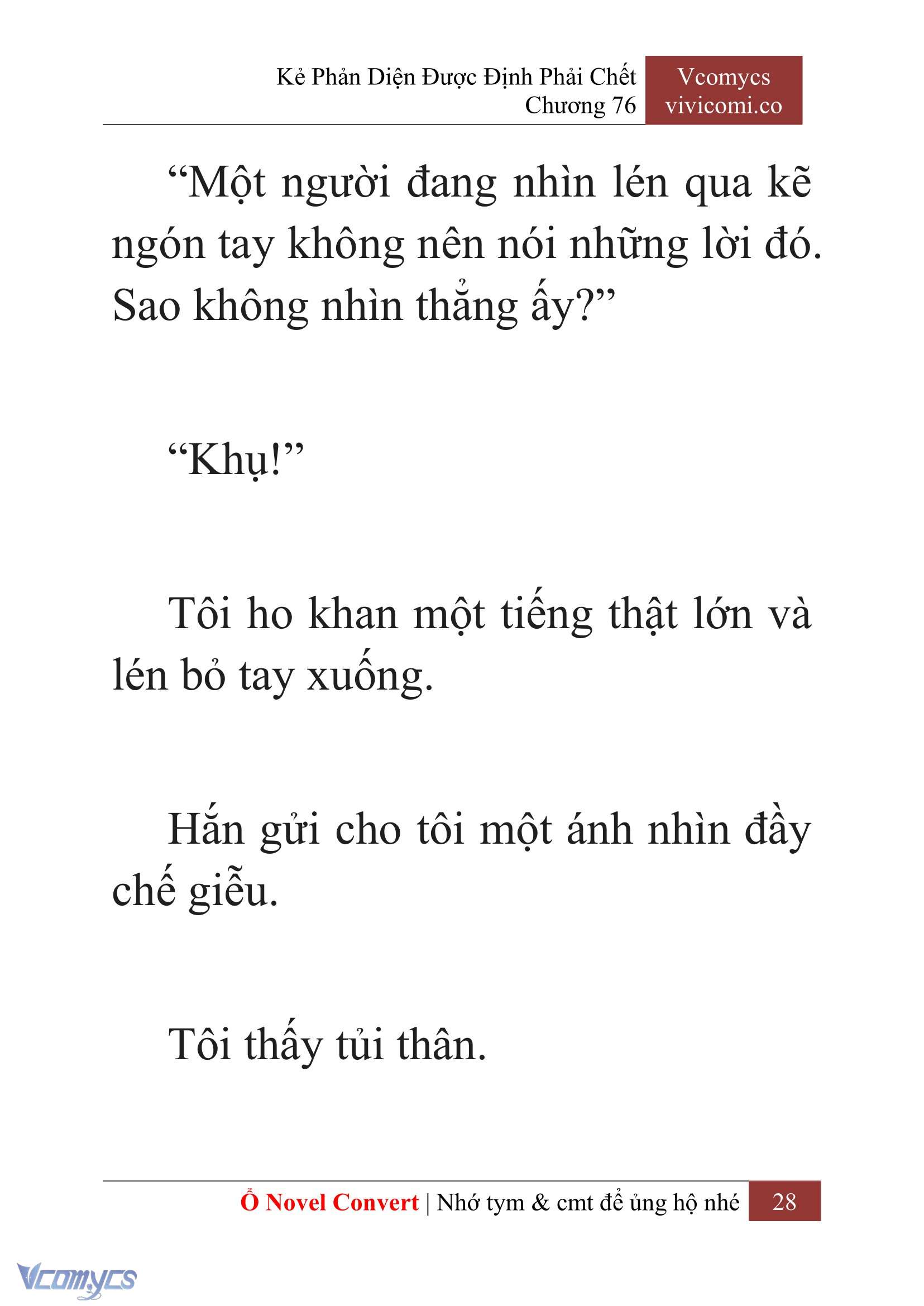 [Novel] Kẻ Phản Diện Được Định Phải Chết Chap 76 - Trang 2