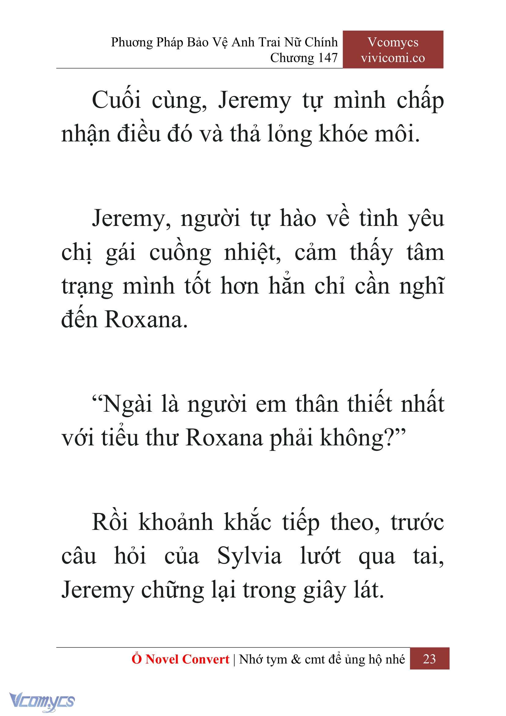 [Novel] Phương Pháp Bảo Vệ Anh Trai Nữ Chính Chap 147 - Next 