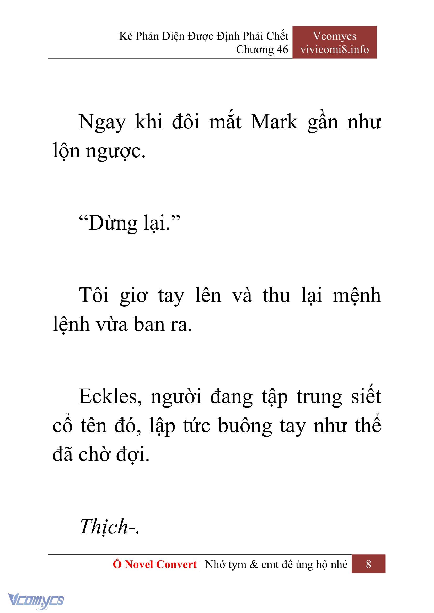 [Novel] Kẻ Phản Diện Được Định Phải Chết Chap 46 - Trang 2