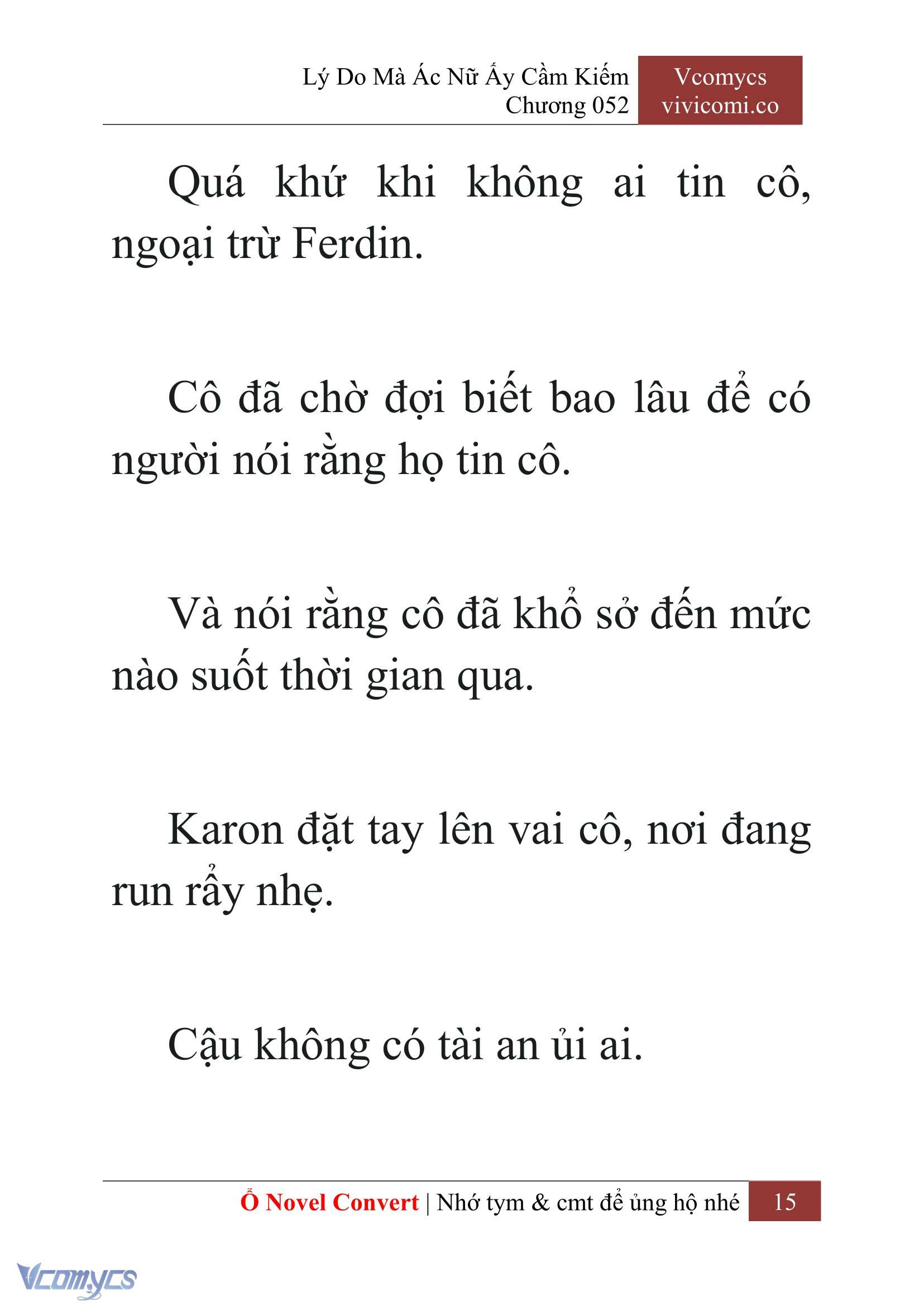 [Novel] Lý Do Mà Ác Nữ Ấy Cầm Kiếm Chap 52 - Trang 2