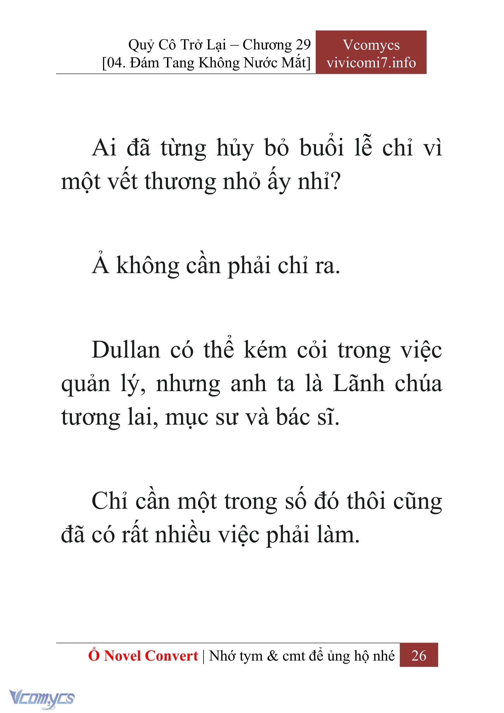[Novel] Quý Cô Trở Lại Chap 29 - Trang 2