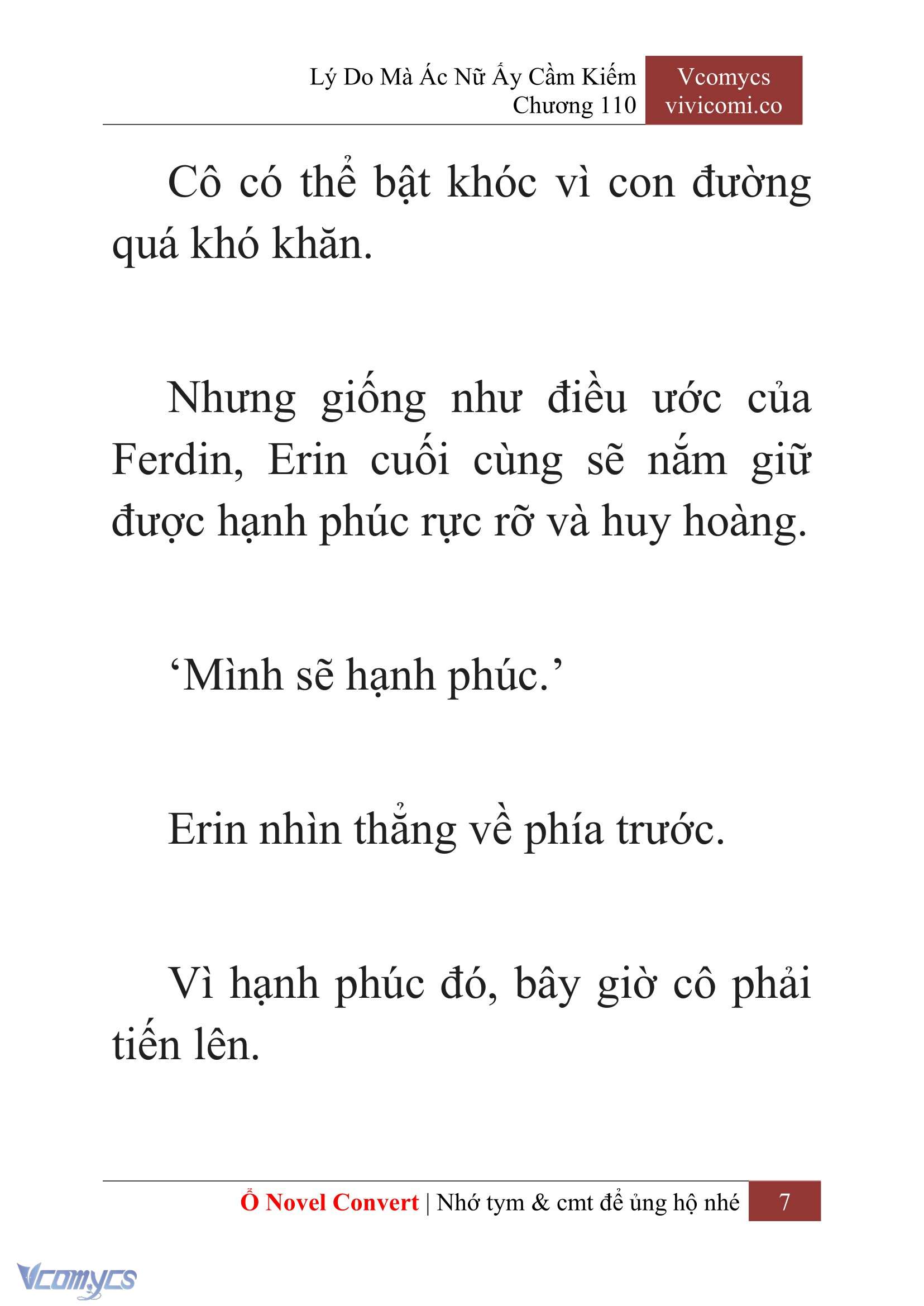 [Novel] Lý Do Mà Ác Nữ Ấy Cầm Kiếm Chap 110 - Next 