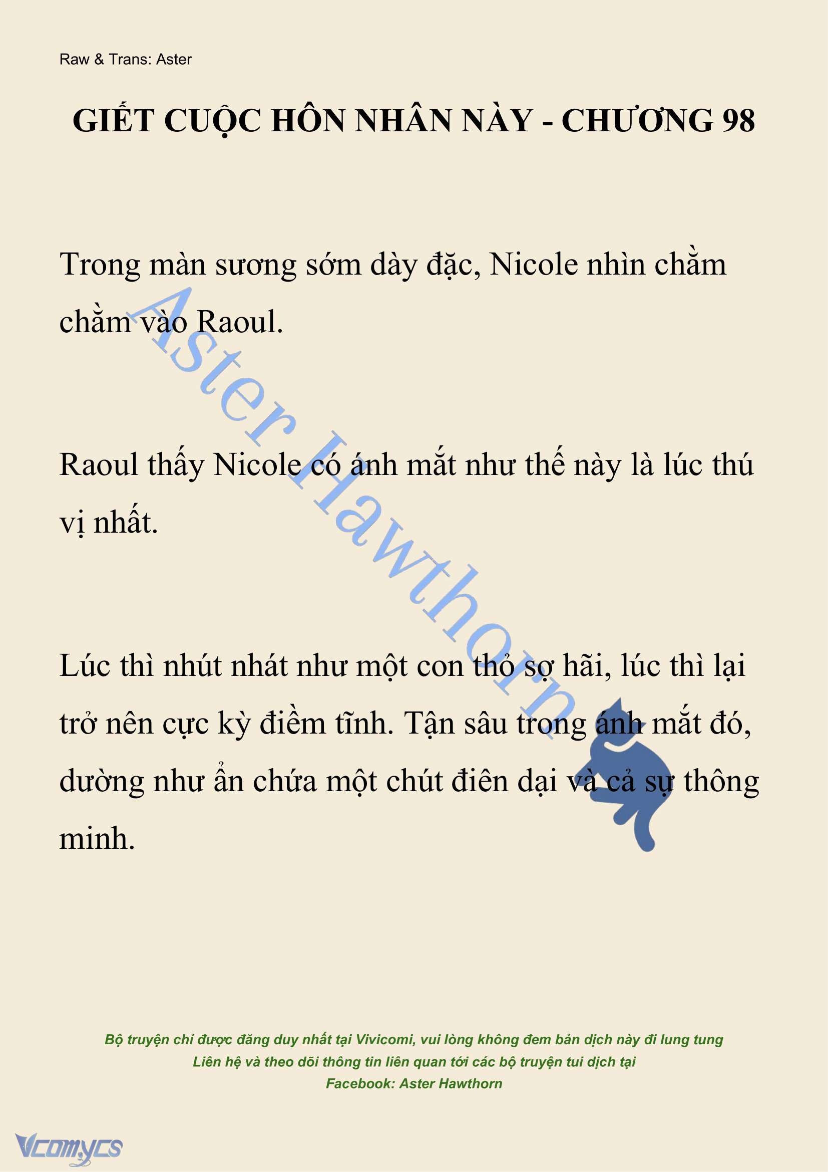 [NOVEL] Giết Cuộc Hôn Nhân Này Chap 98 - Trang 2