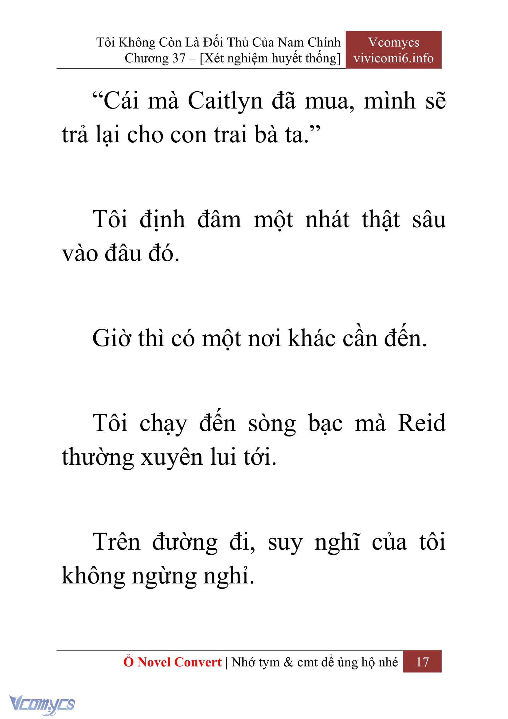 [Novel] Tôi Không Còn Là Đối Thủ Của Nam Chính Chap 37 - Trang 2
