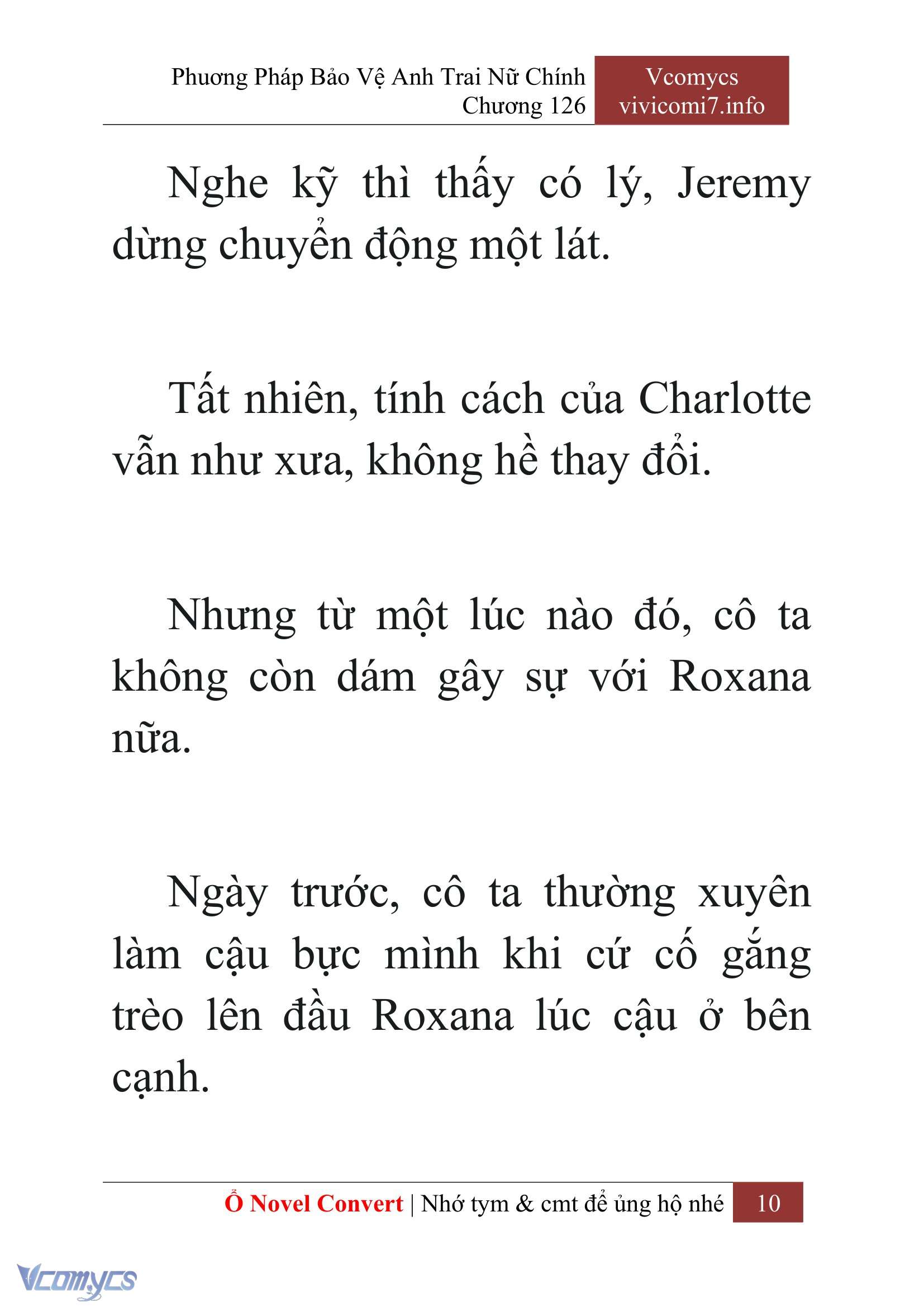 [Novel] Phương Pháp Bảo Vệ Anh Trai Nữ Chính Chap 126 - Trang 2
