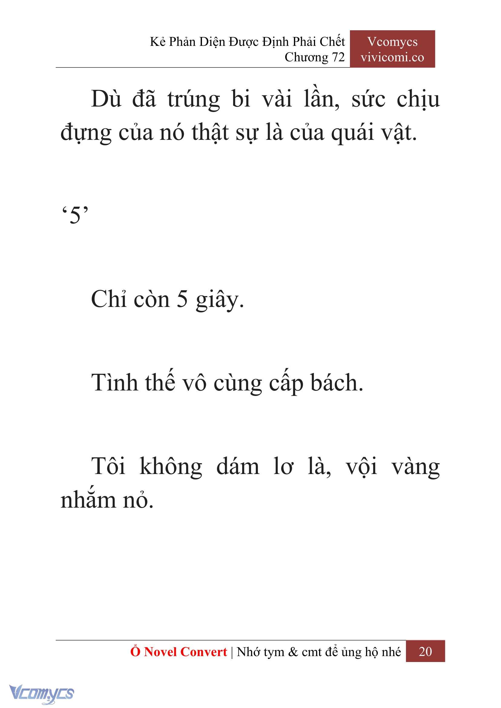 [Novel] Kẻ Phản Diện Được Định Phải Chết Chap 72 - Trang 2