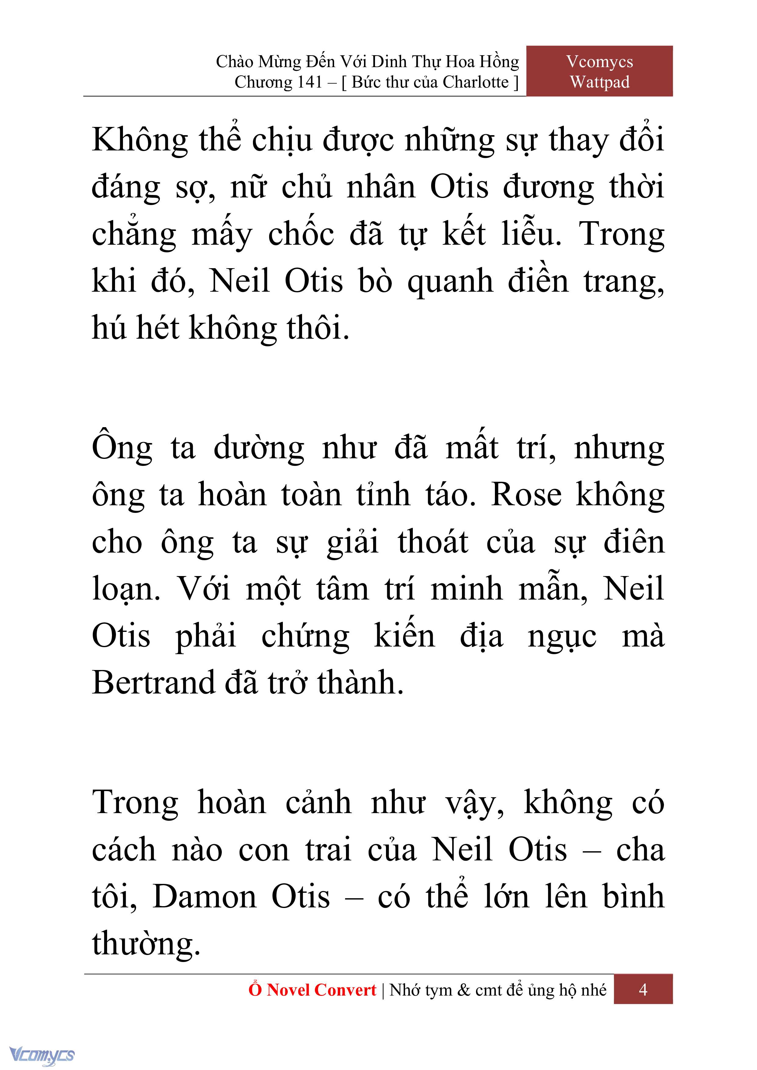 [Novel] Chào Mừng Đến Với Dinh Thự Hoa Hồng Chap 141 - Trang 2